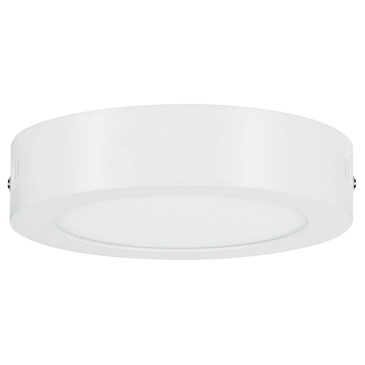 LED-Deckenleuchte Lunar Rund Aluminium Weiß