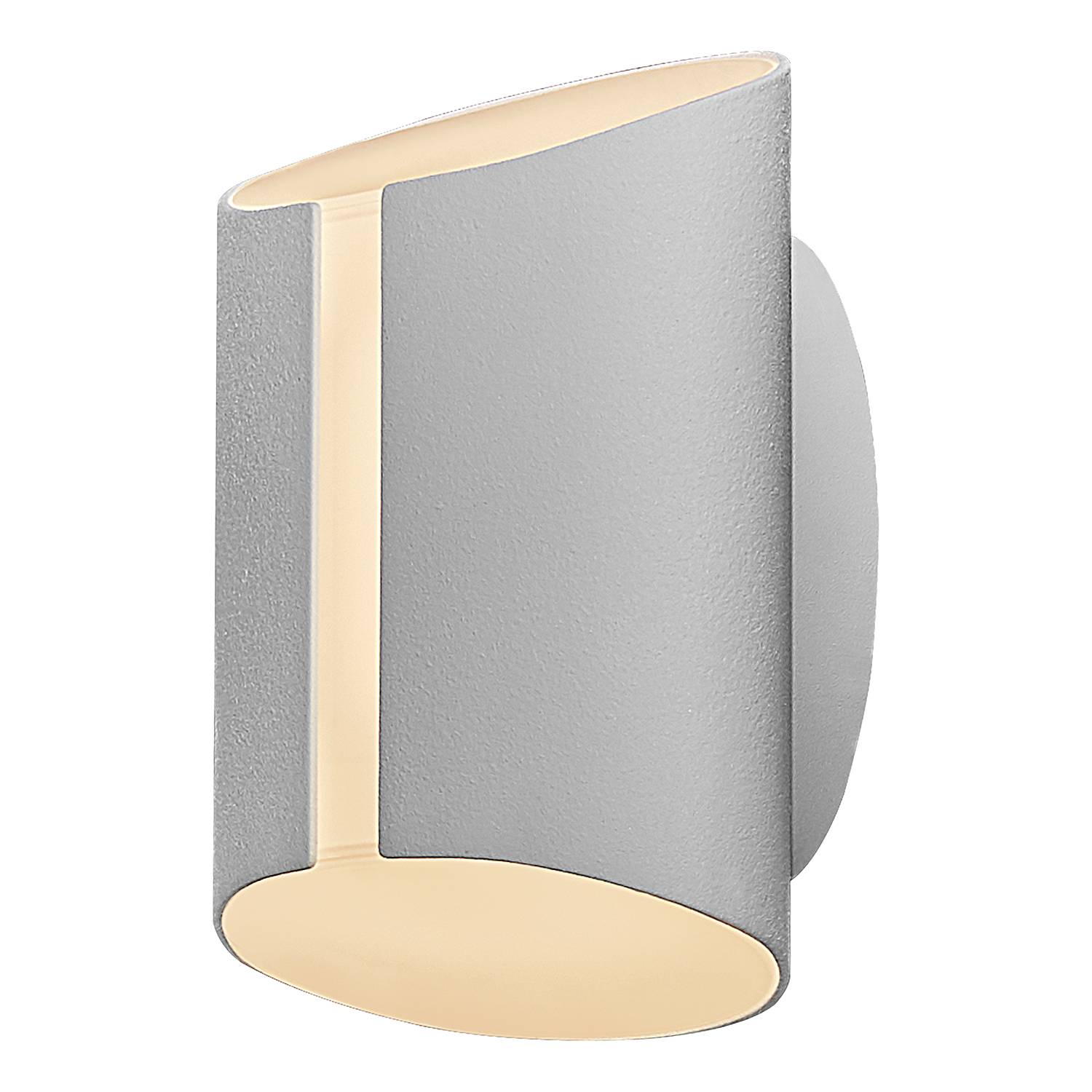 Wandleuchte Grip Aluminium 1-flammig Weiß Weiß