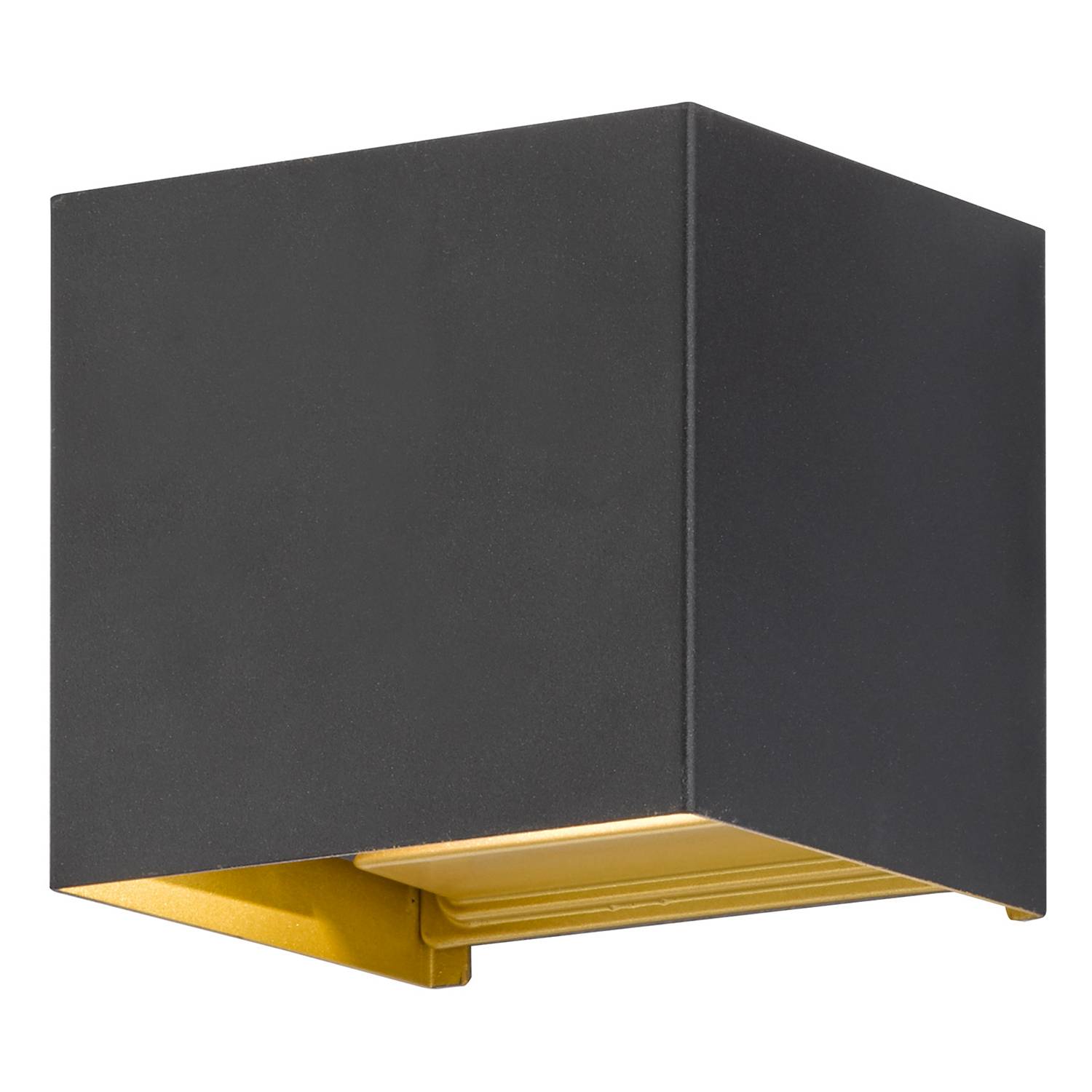 Thore LED-Wandleuchte Eisen 2-flammig