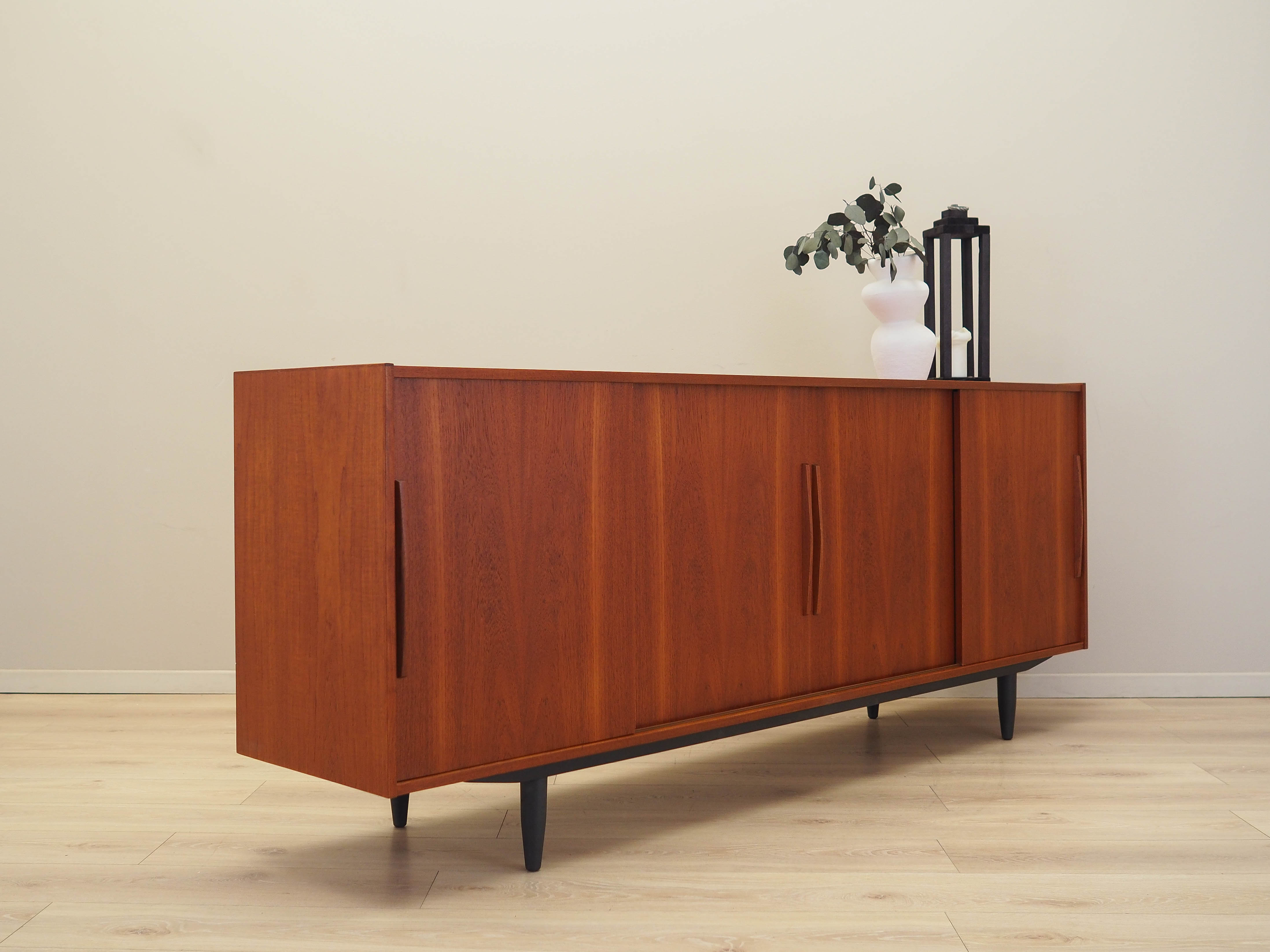 Teak sideboard brown 1970s