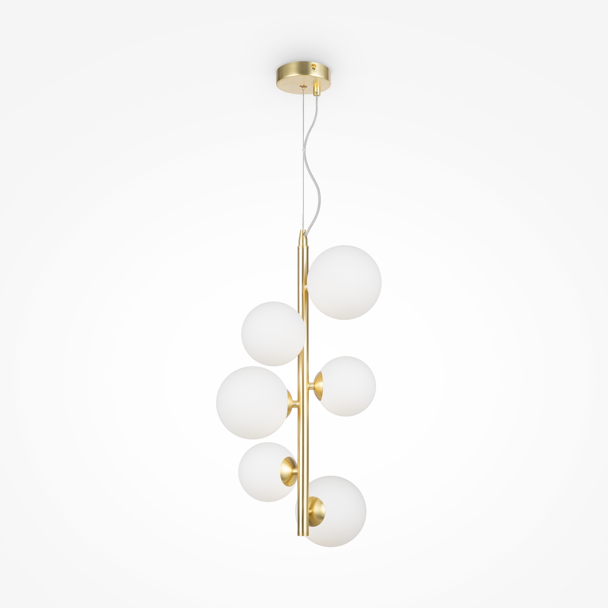 Dallas Pendant light mouth-blown glass gold Ø 29cm