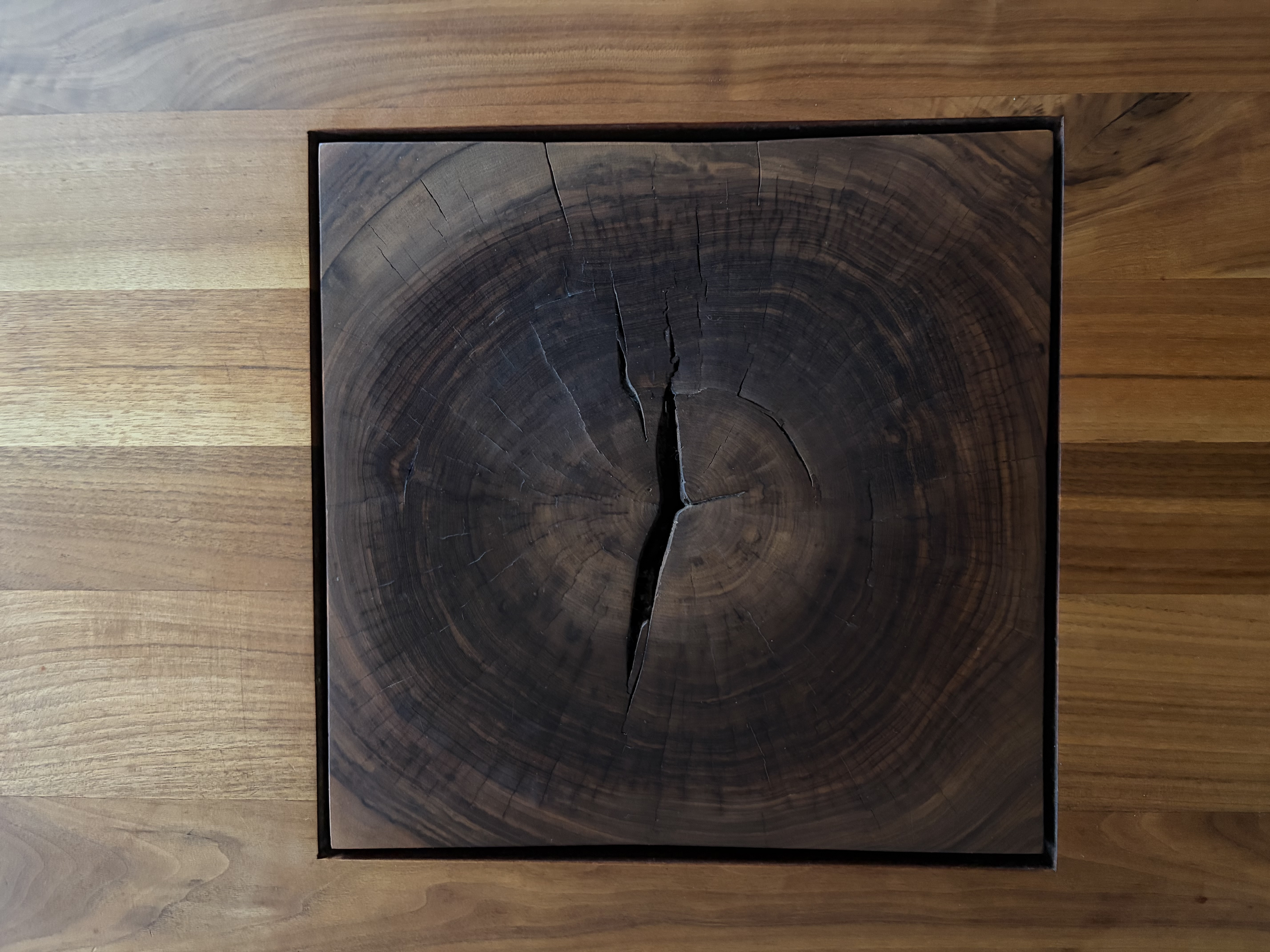 Boss Executive Quadrato Esstisch Holz Braun