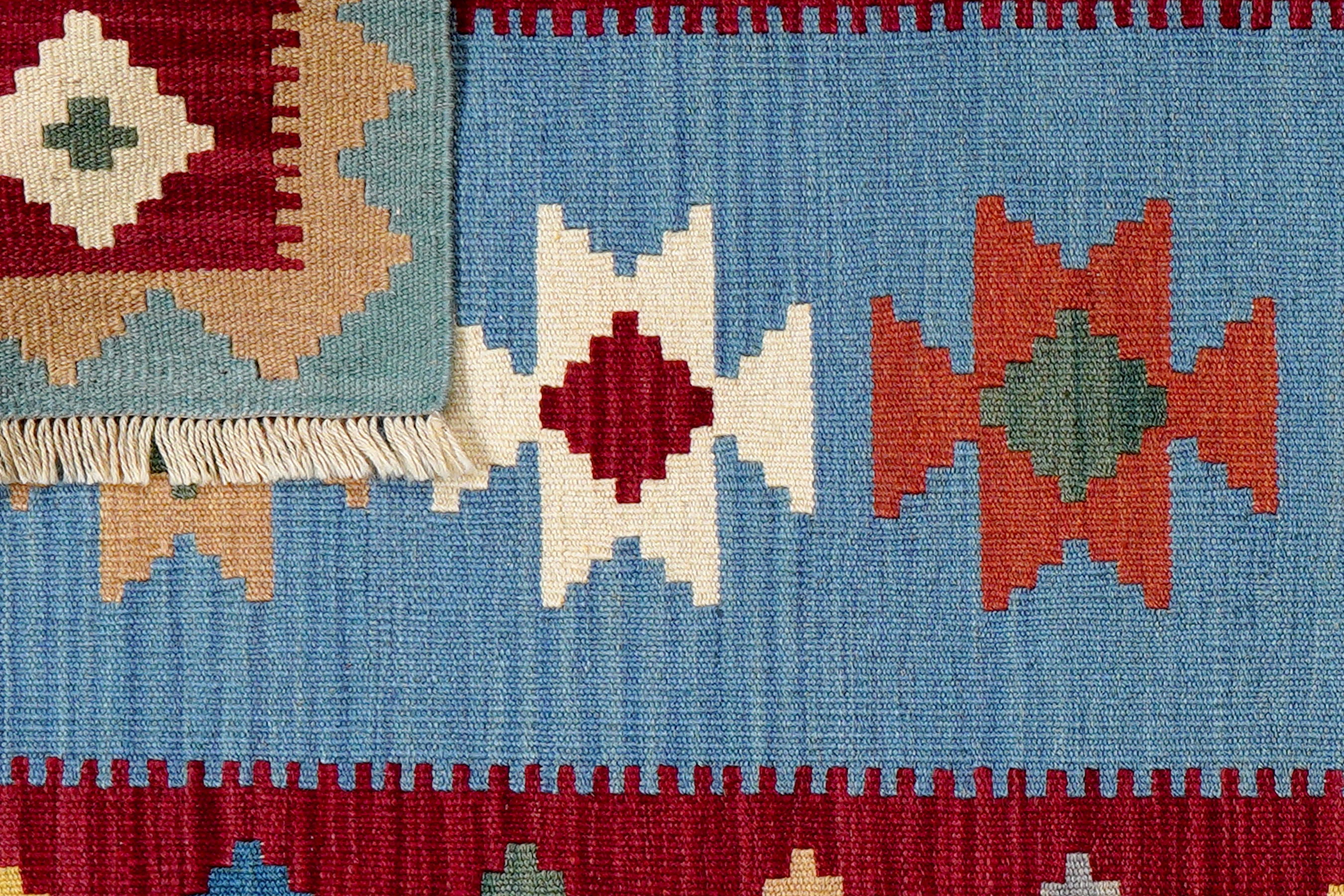 Kilim Gashgai Teppich Wolle Mehrfarbig