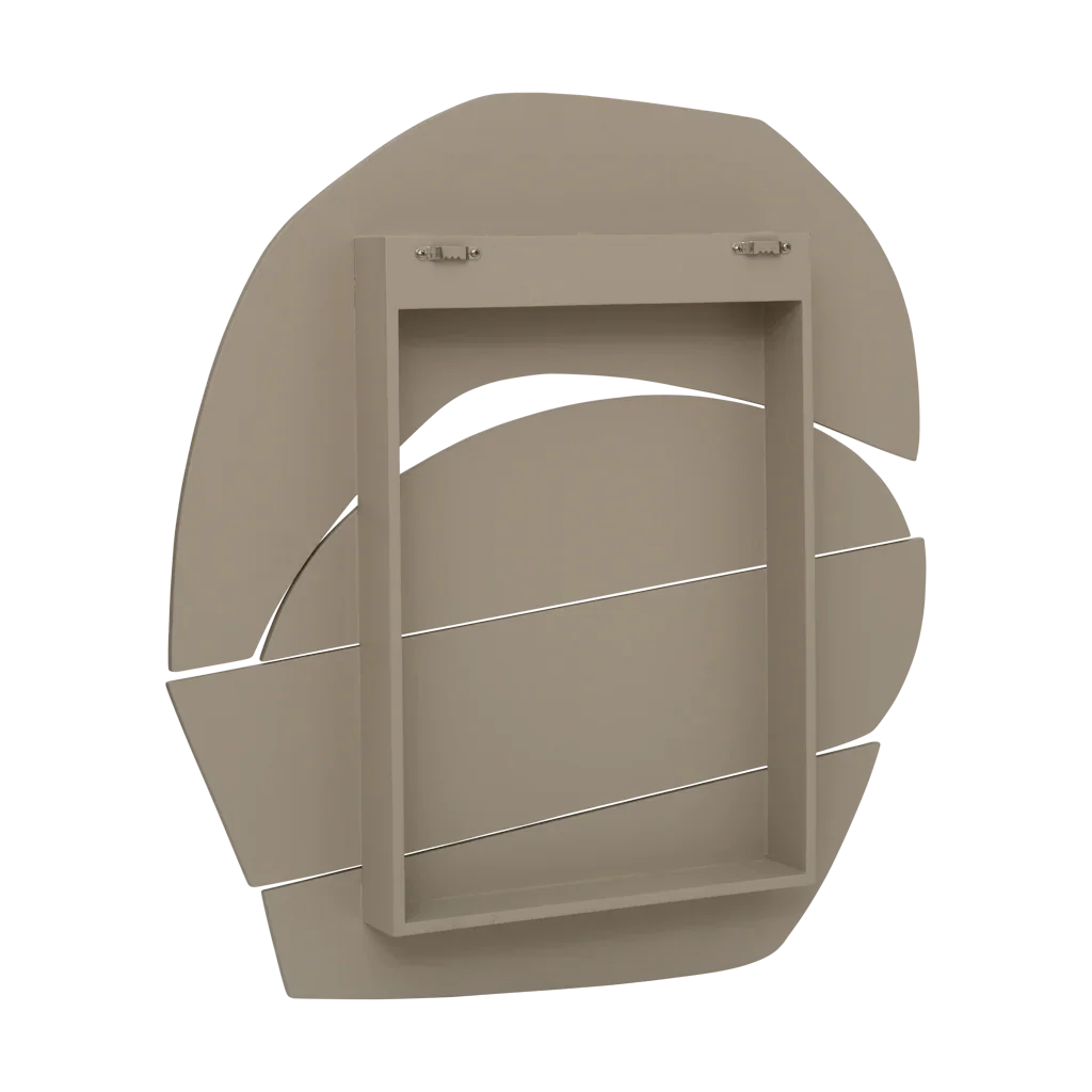 Holzblock Wanddeko Nebel