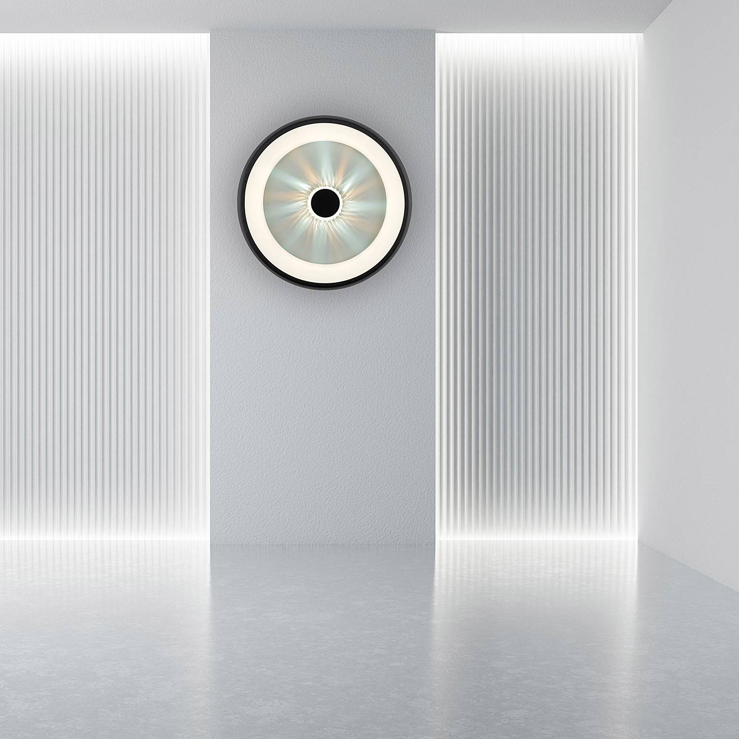 Vertigo Typ B LED-Deckenleuchte Eisen Schwarz
