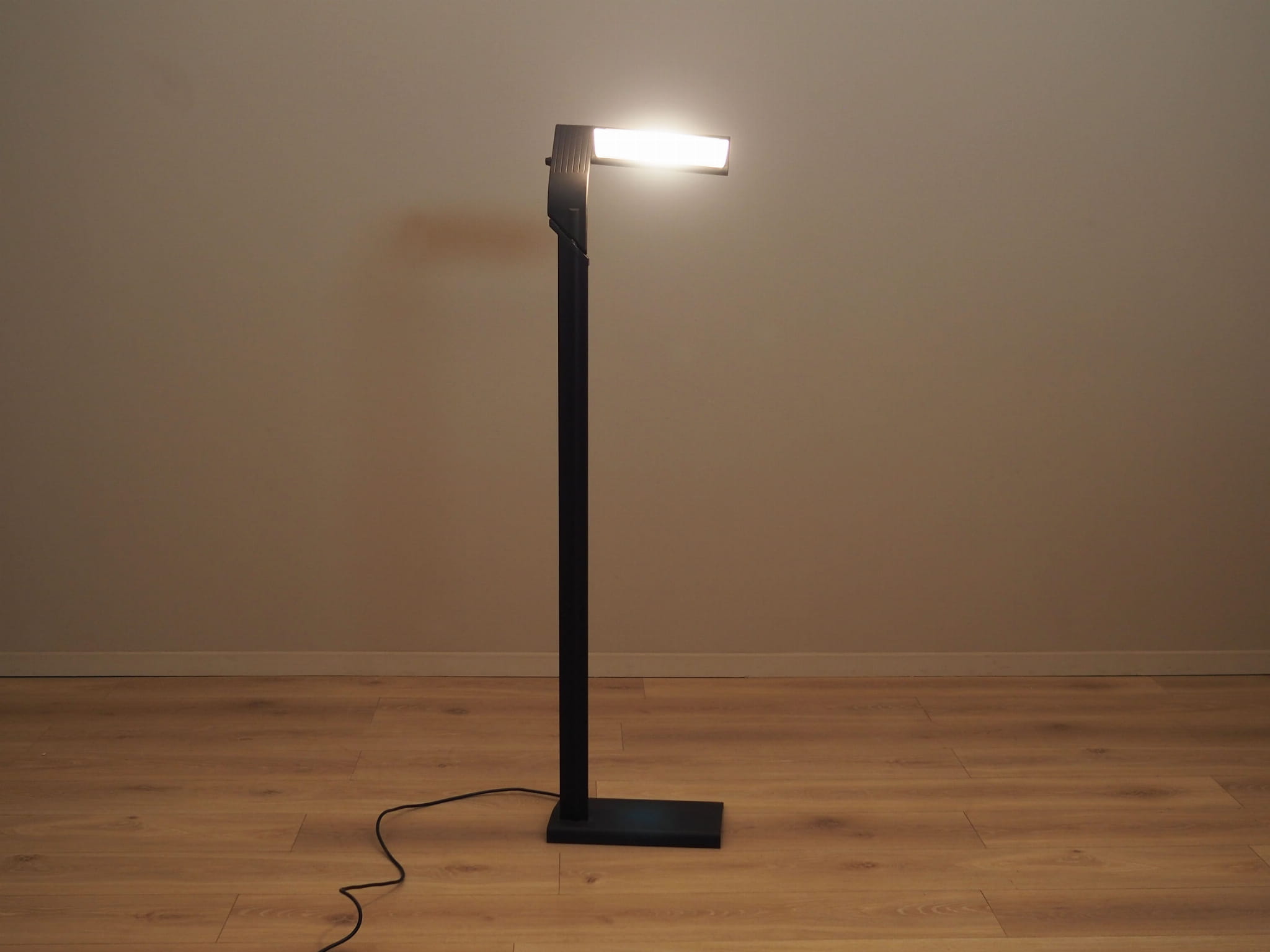 Floor lamp metal glass 1990s