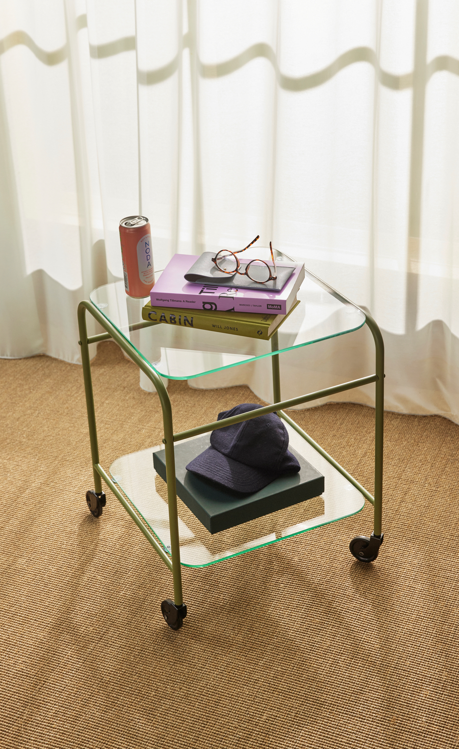 Zephyr Serving Trolley Green