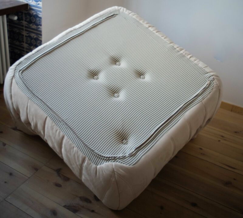 Togo Lounge Set 5-piece Faux Leather Light Beige