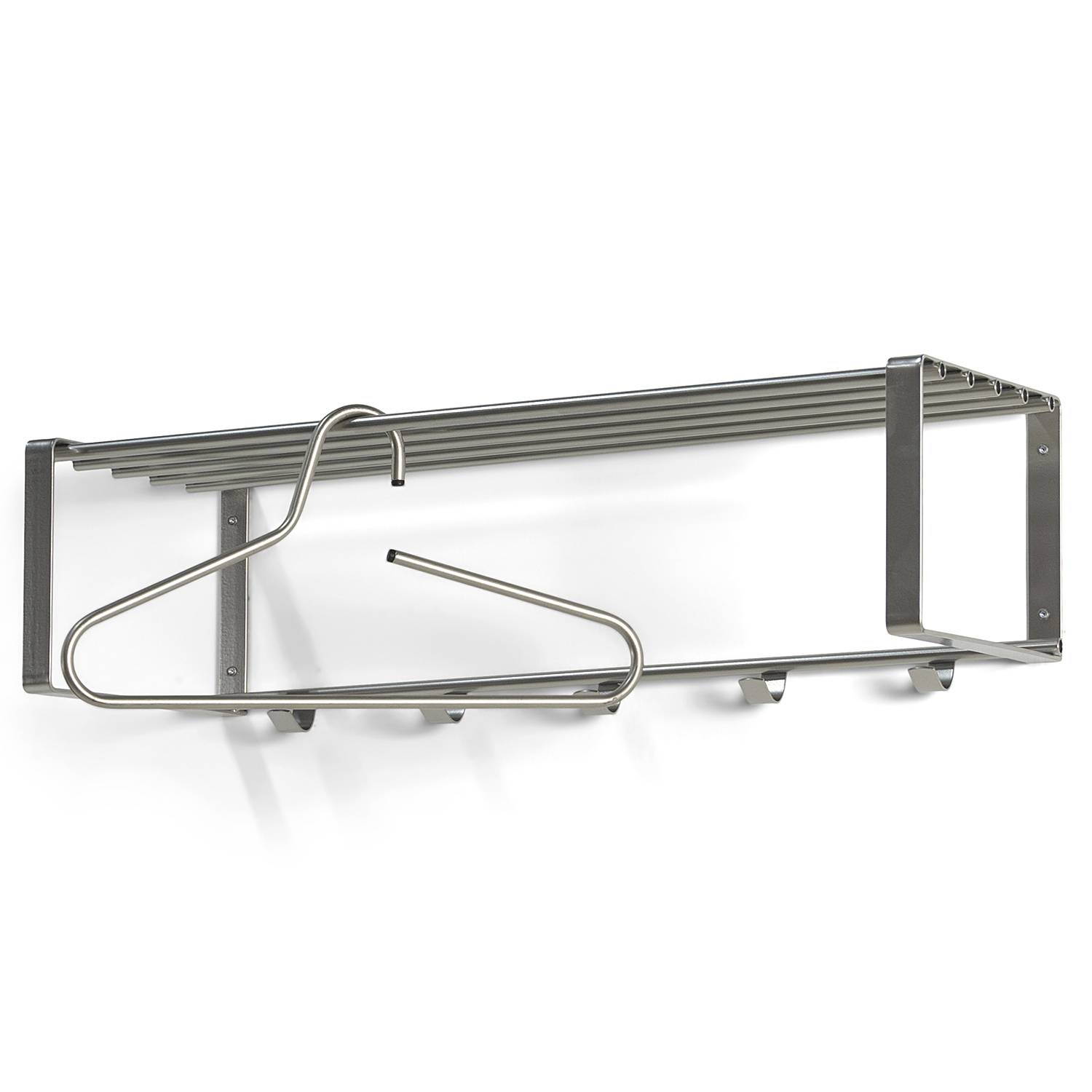 Wandgarderobe Welbeck 70 cm Nickel Silber