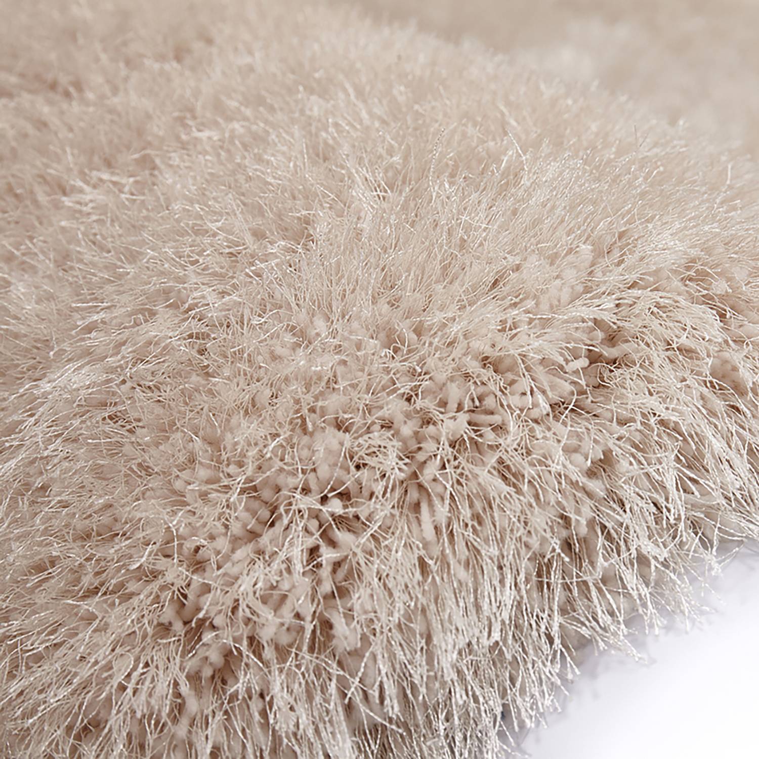 Hochflorteppich Cosy 510 Webstoff Elfenbein 150 x 80 cm