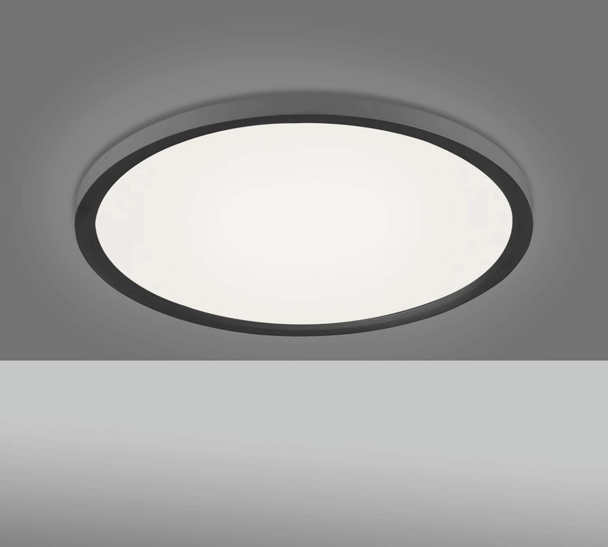 LED Ceiling light Flat V 1-light Acrylic glass