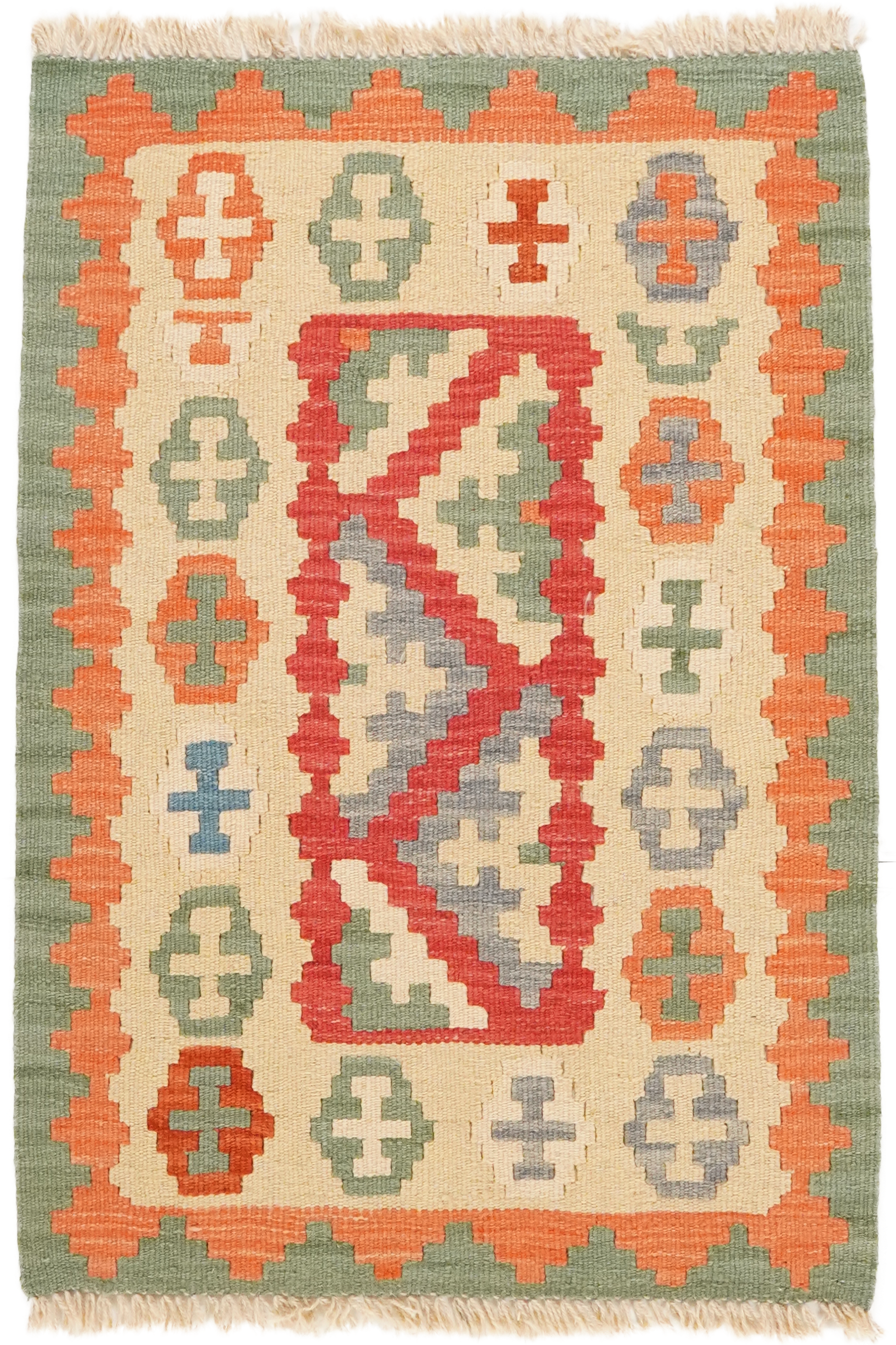 Kilim Gashgai Teppich Mehrfarbig