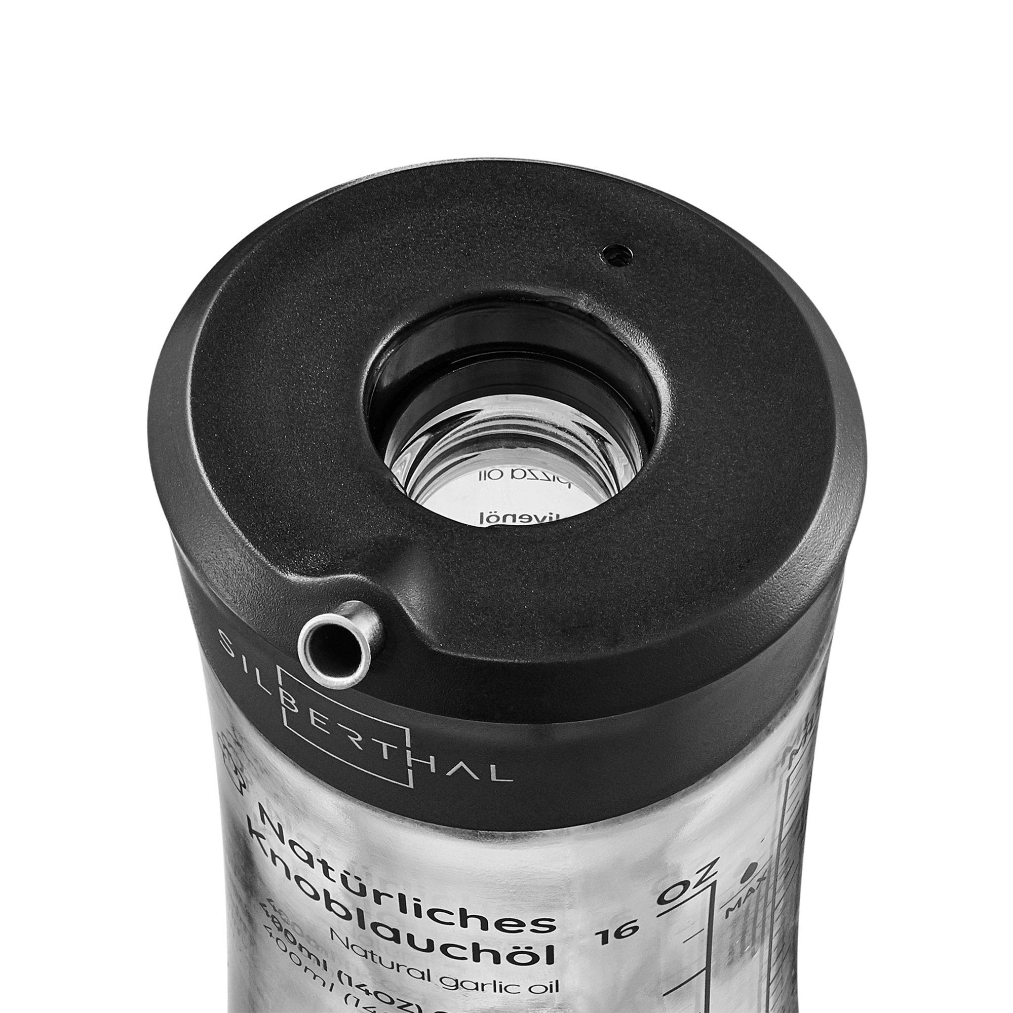 Ölflasche mit Ausgießer Glas Transparent
