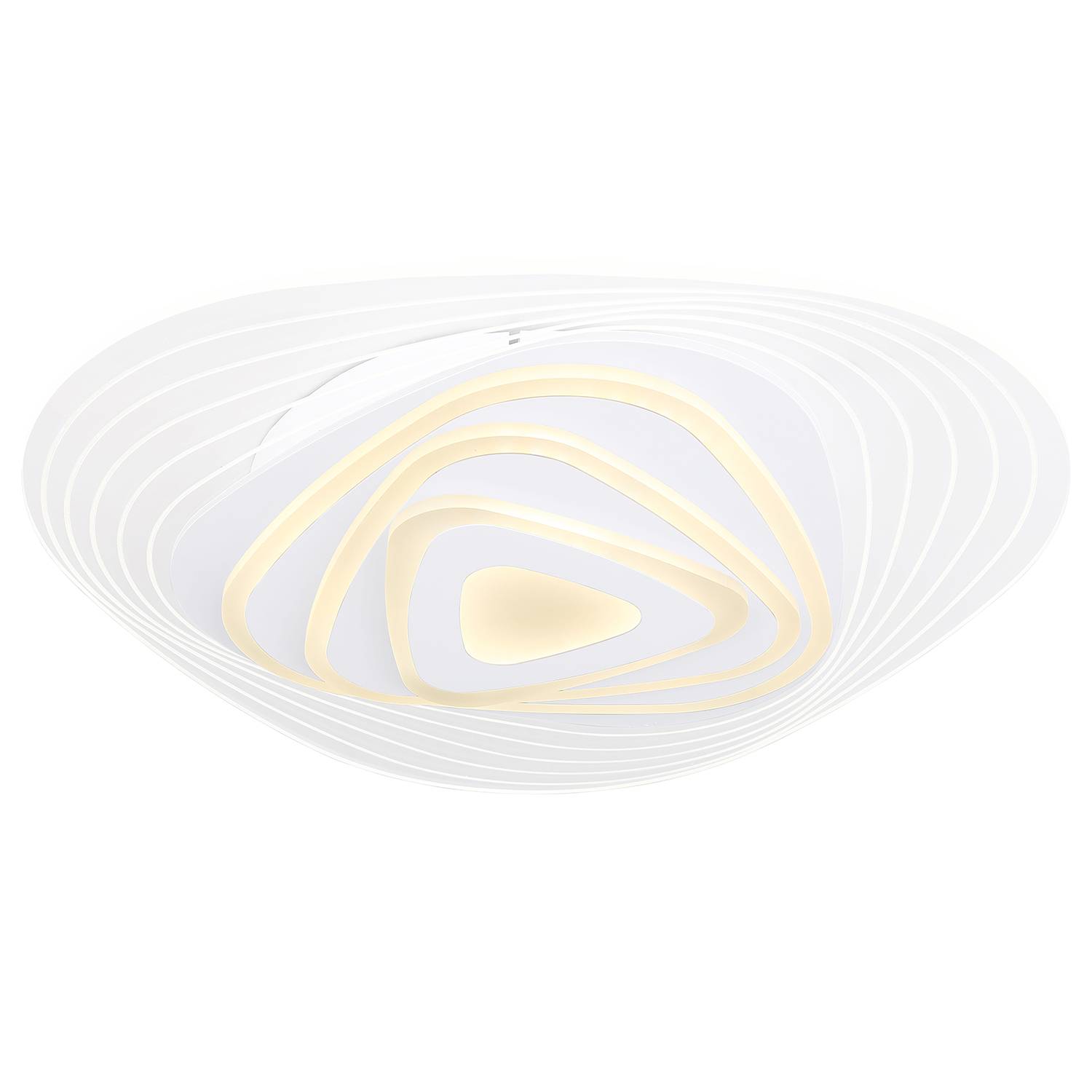 1-Flammig LED-Deckenleuchte Tauves Acrylglas Eisen