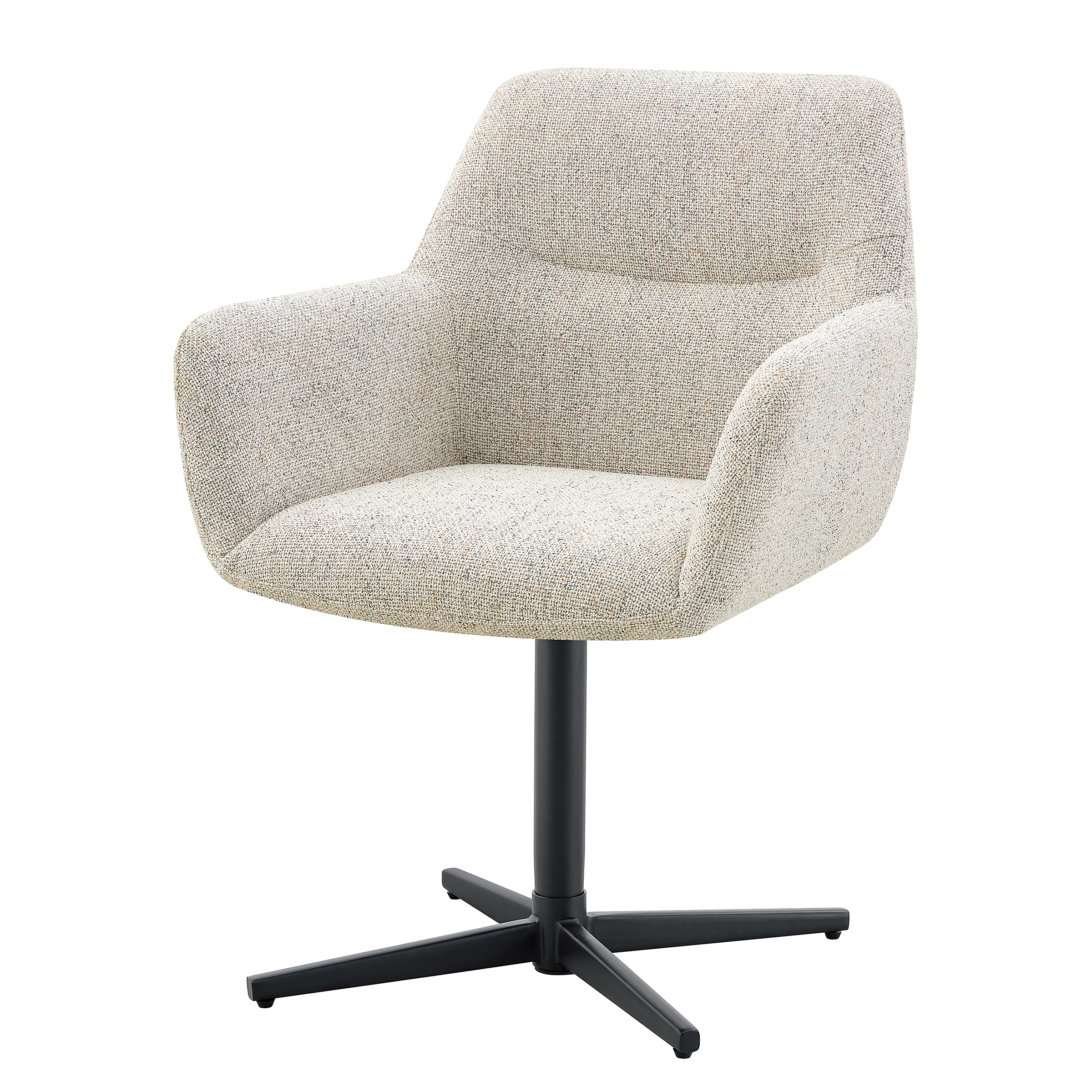 MEPIC Armlehnenstuhl Drehbar 2er-Set Beige