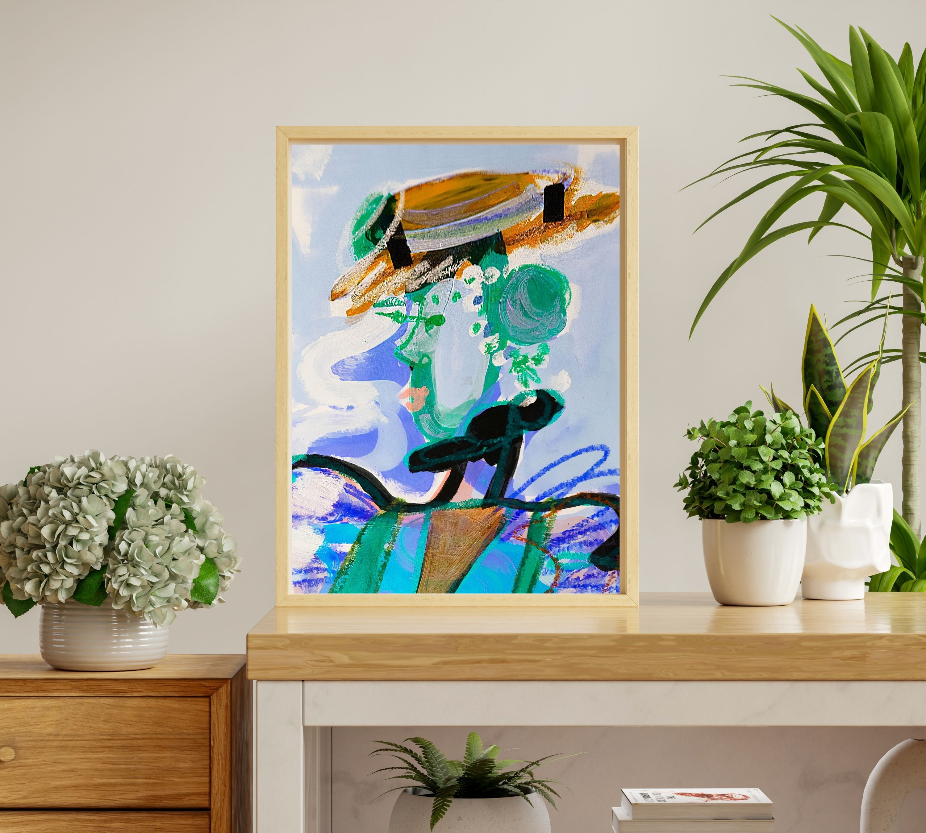 Ladie From sixsome Art printMulticolor