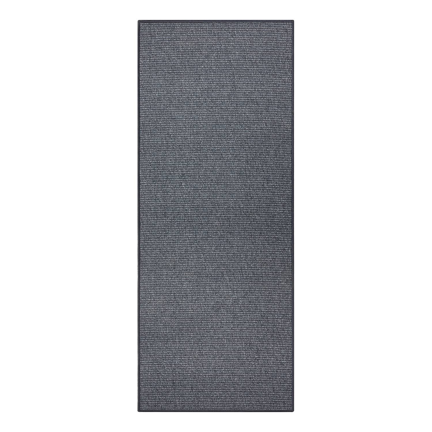 Bouclé Läufer Anthrazit 67 x 150 cm