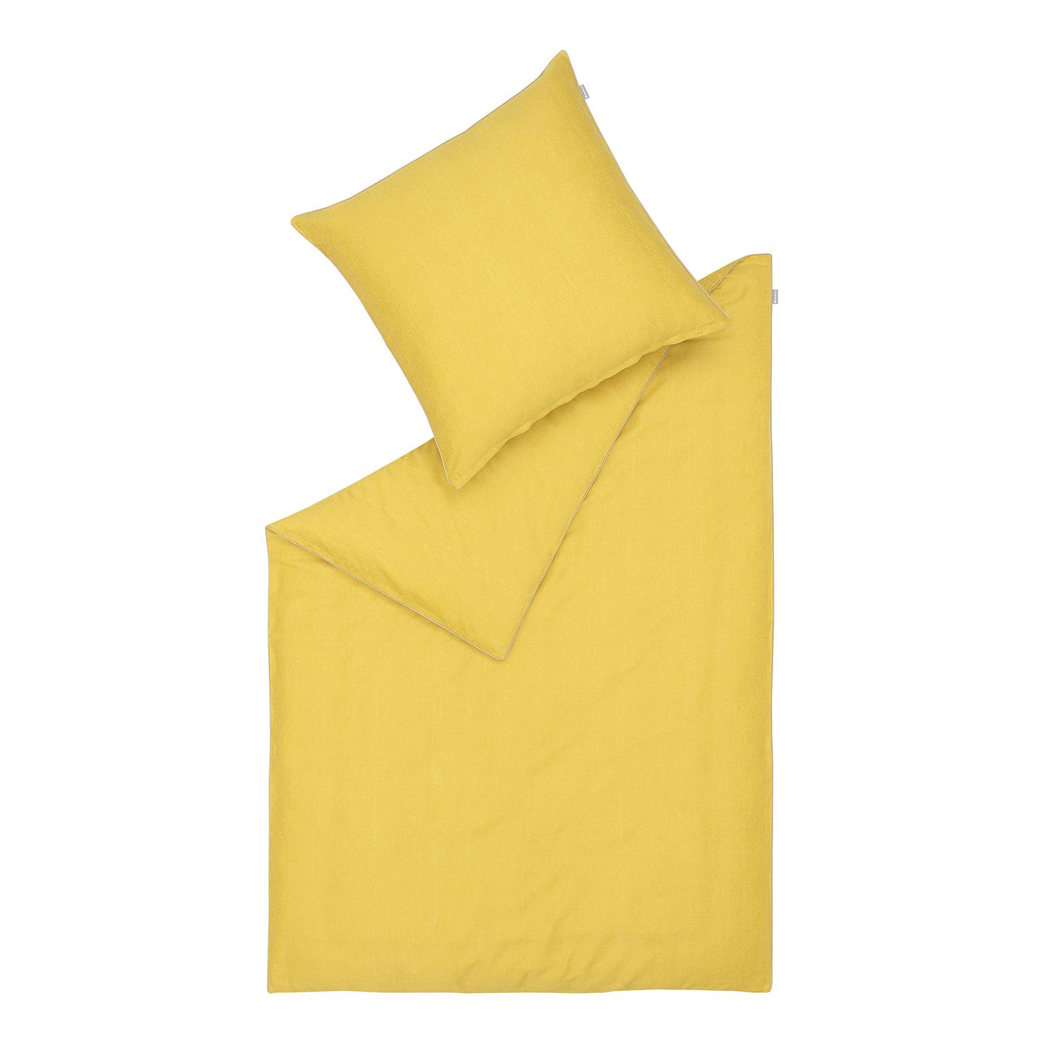 Glanz-Satinbettwäsche Ease Baumwolle 135 x 200 cm + Kissen