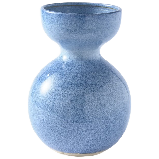 Vase Keramik Blau