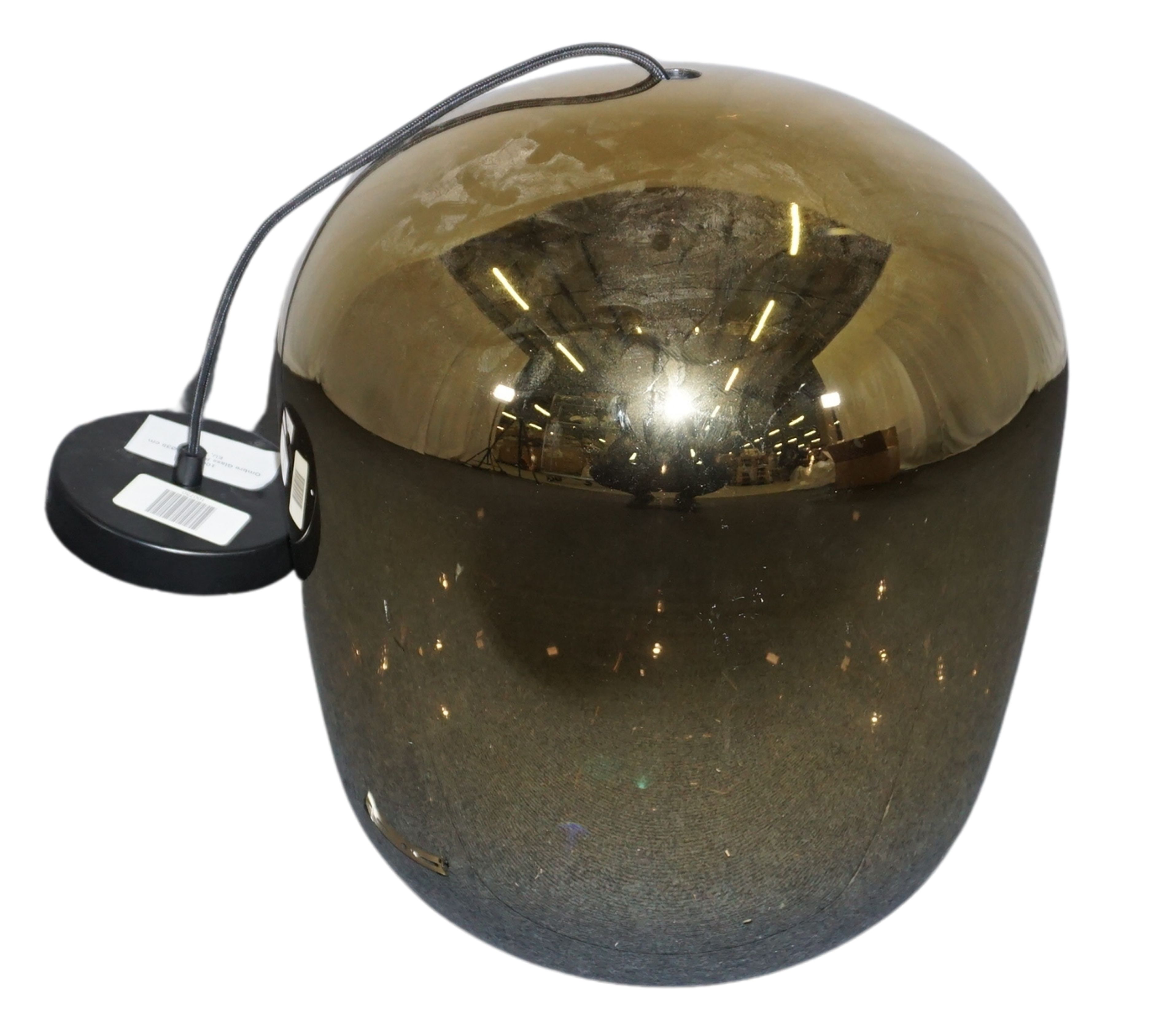 Ombre Pendelleuchte Glas Gold Ø 35cm