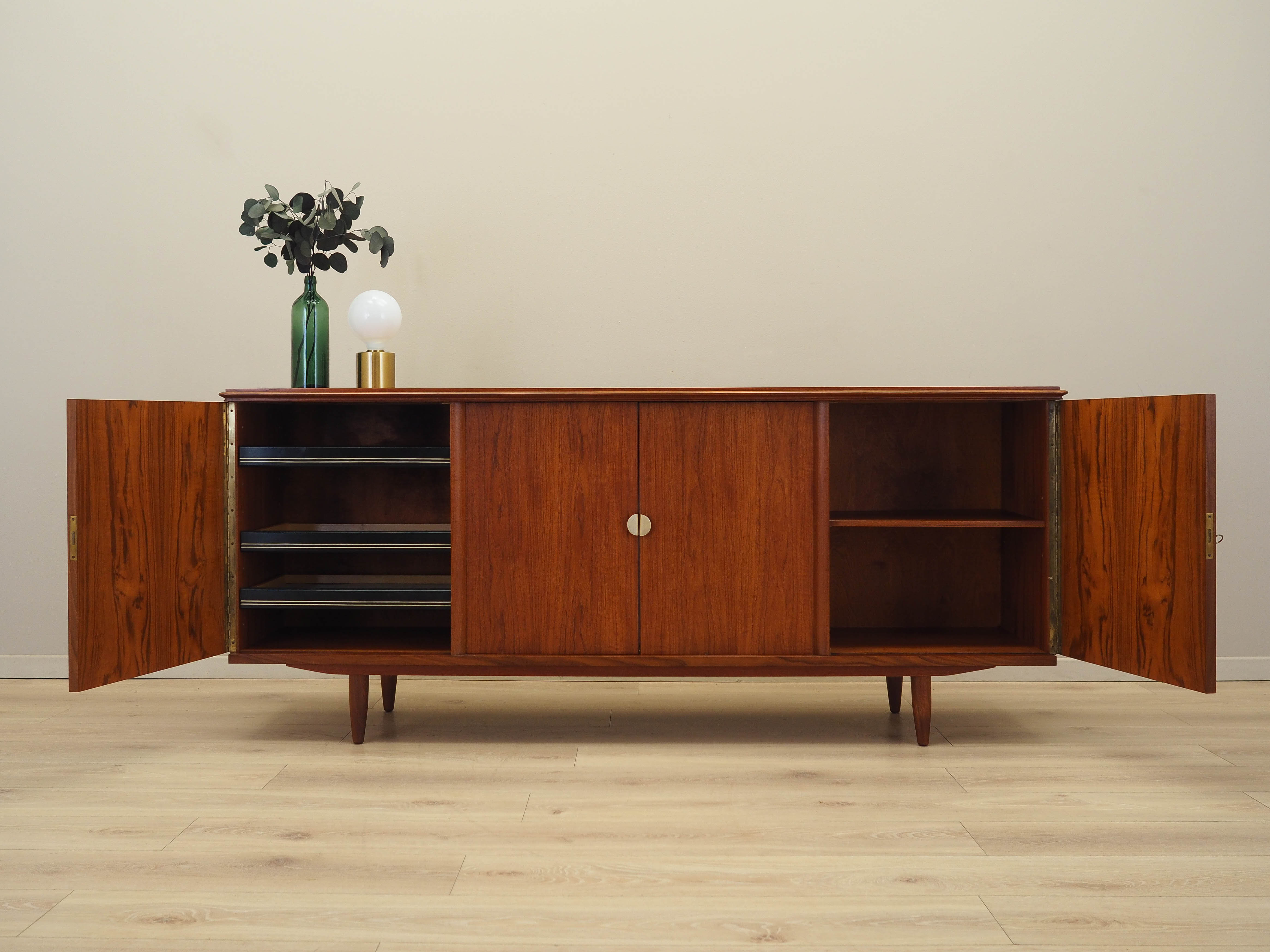 Teak sideboard brown 1970s
