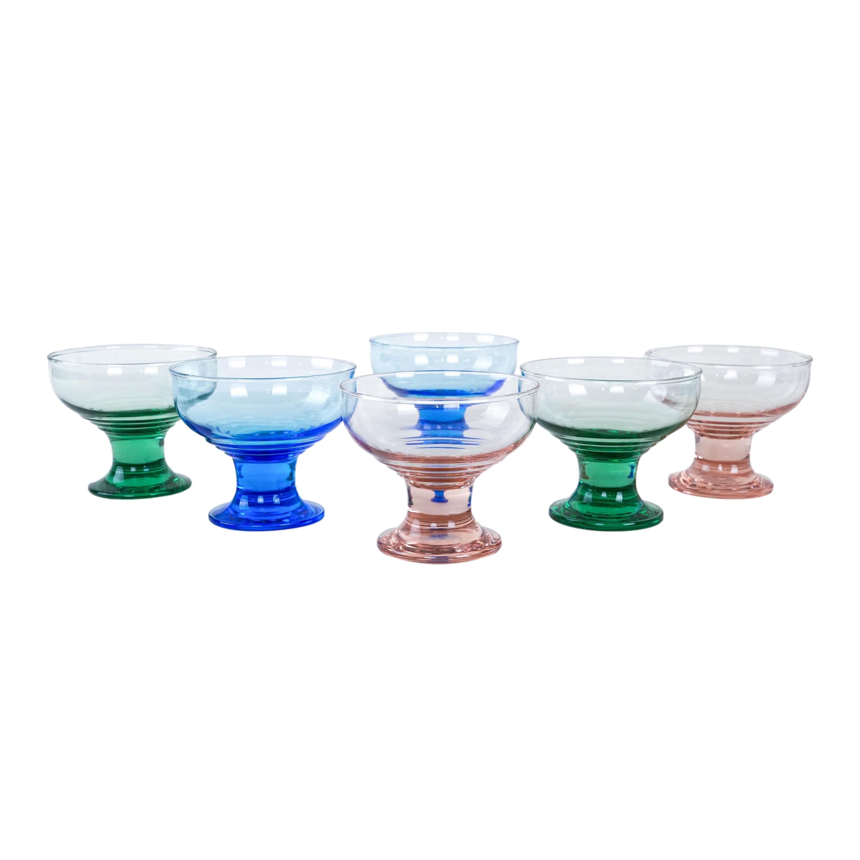 Dessert bowl set Multicolored 1970s