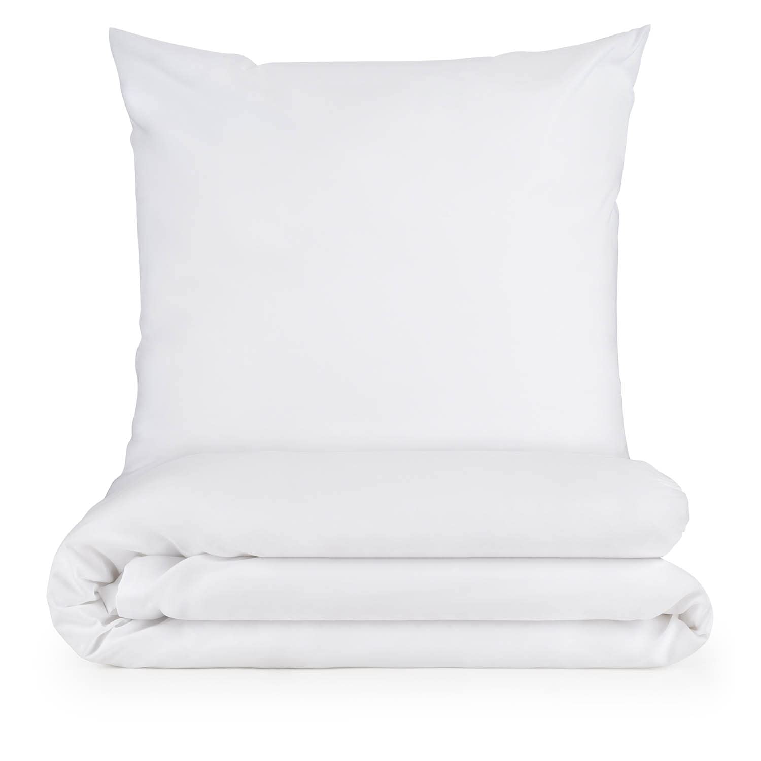 Set Bettbezug Polyester Weiß