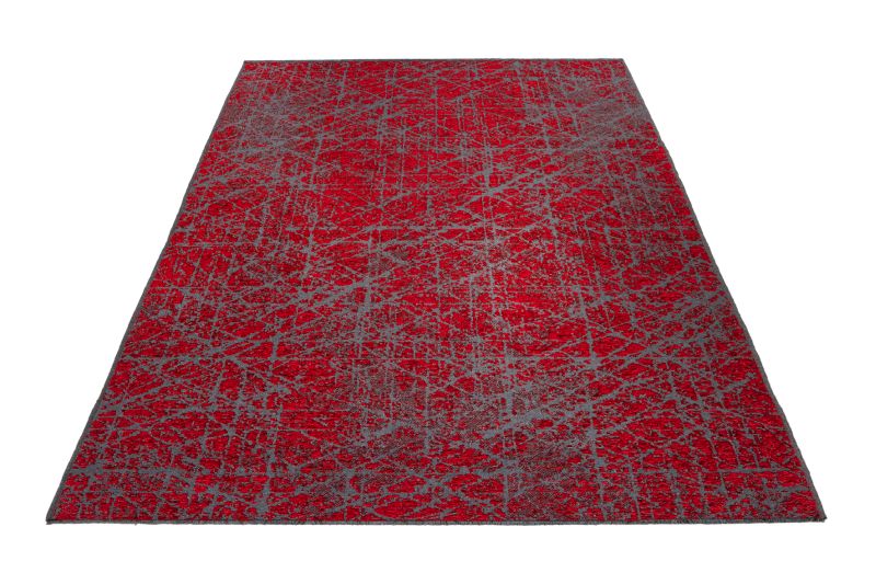 Amalfi Teppich Baumwolle Recycelt Rot 150 x 230 cm