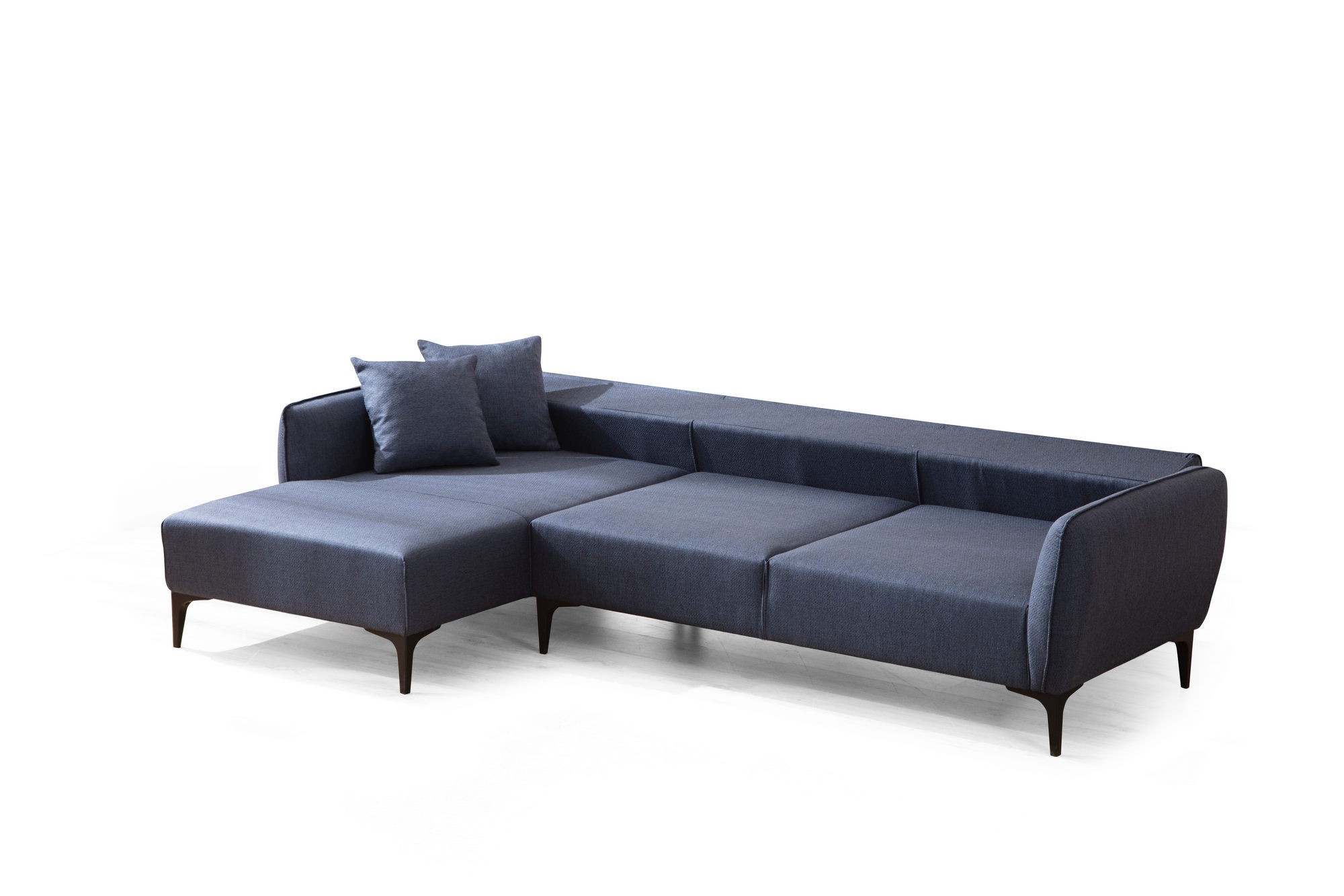 Belissimo Ecksofa Links Blau