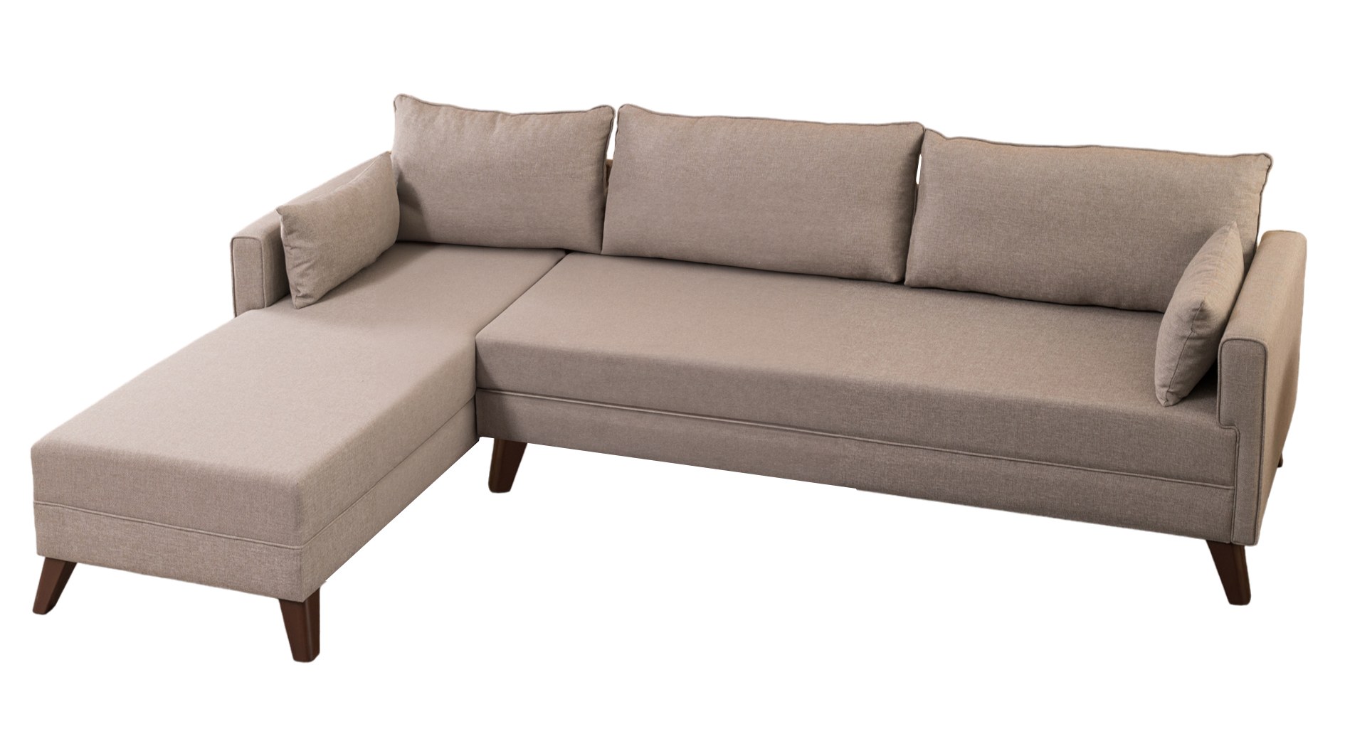 Bella Sofa Récamiere Links  Creme