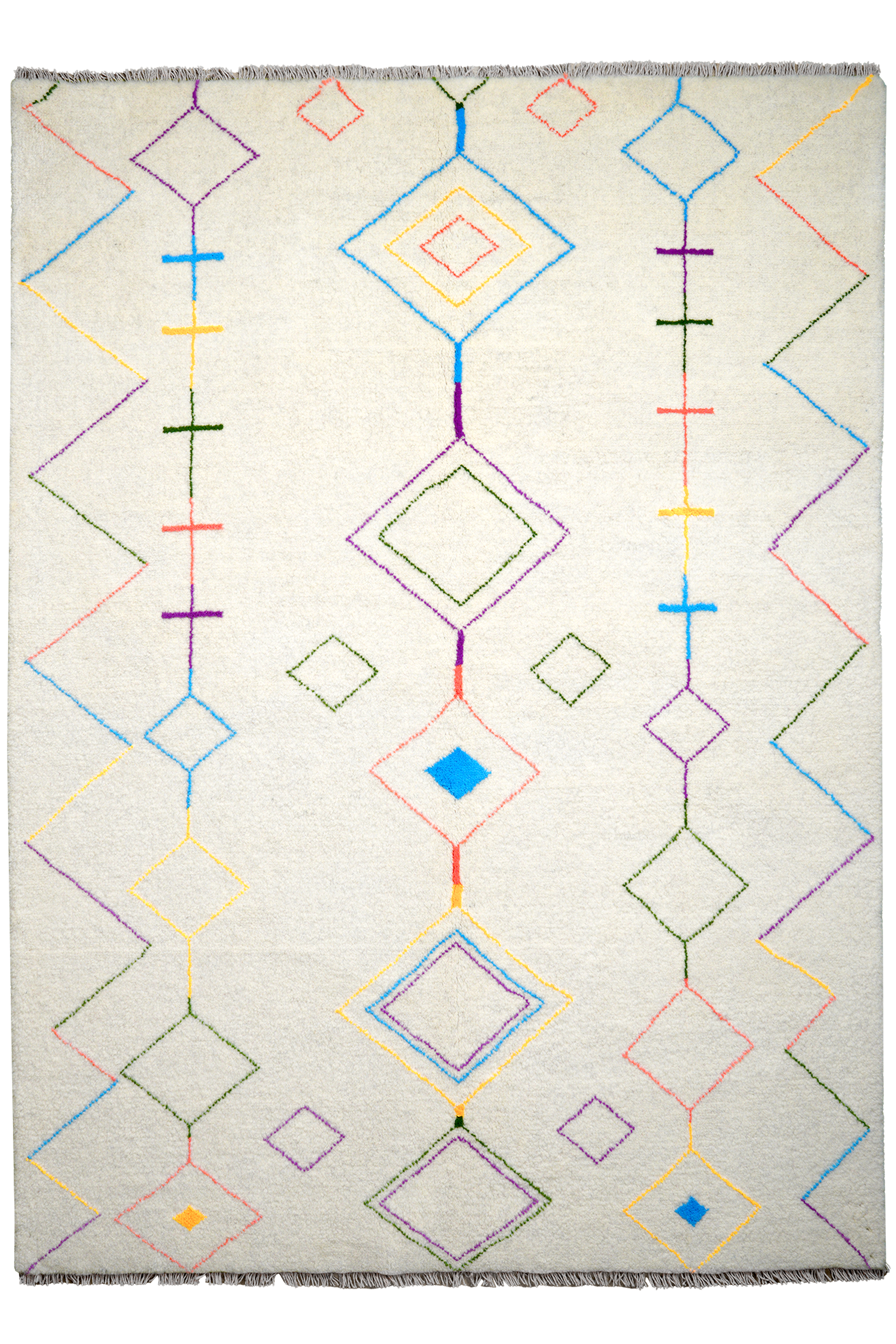 Gabbeh Basi Rug Cream-colored