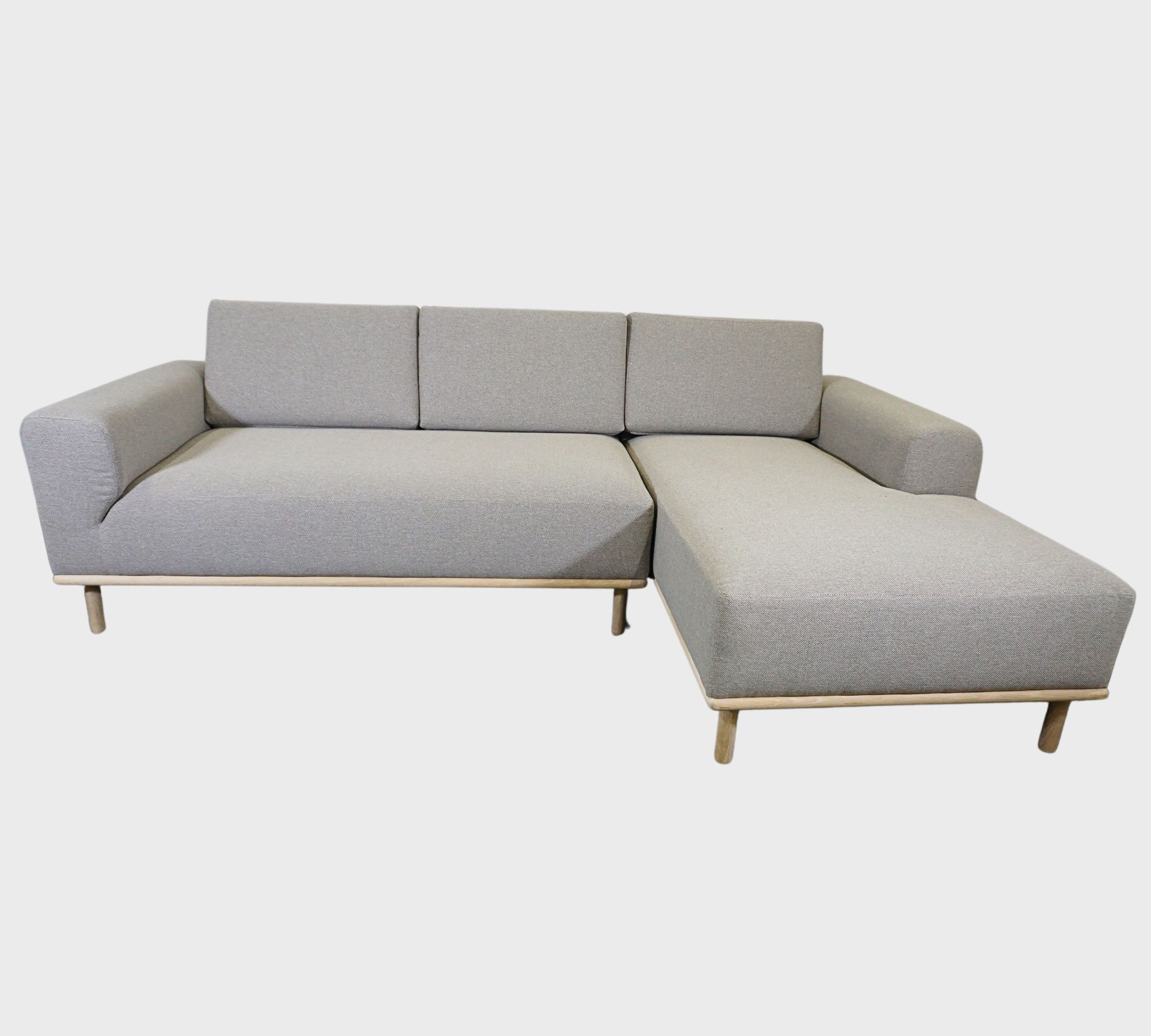 Vilmar Sofa mit Récamiere Rechts Agnes Brown