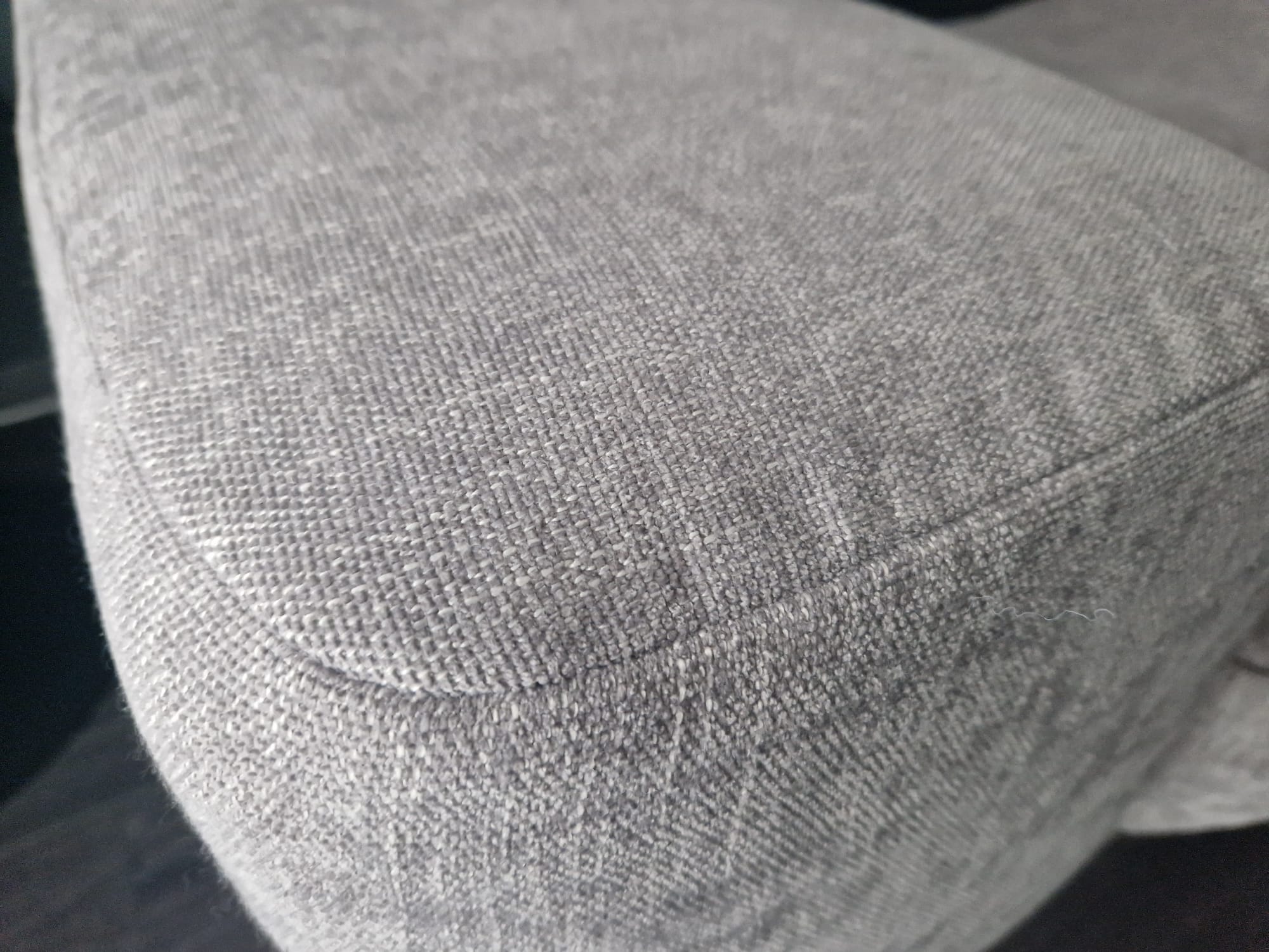 2x Hiero Sofa Baumwolle Eisen Grau