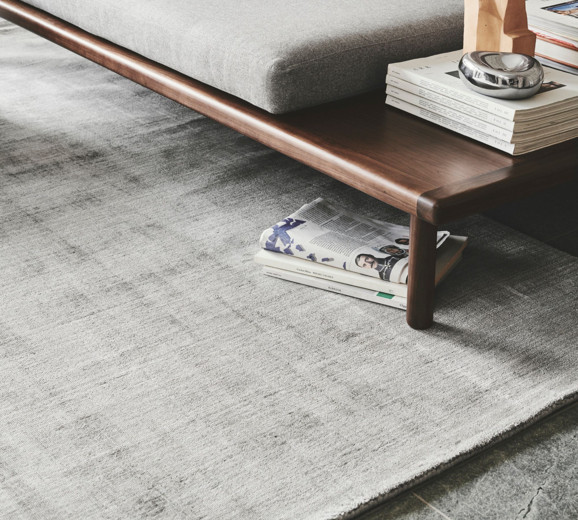 Velvet Ocean Carpet Mole 200 x 300 cm