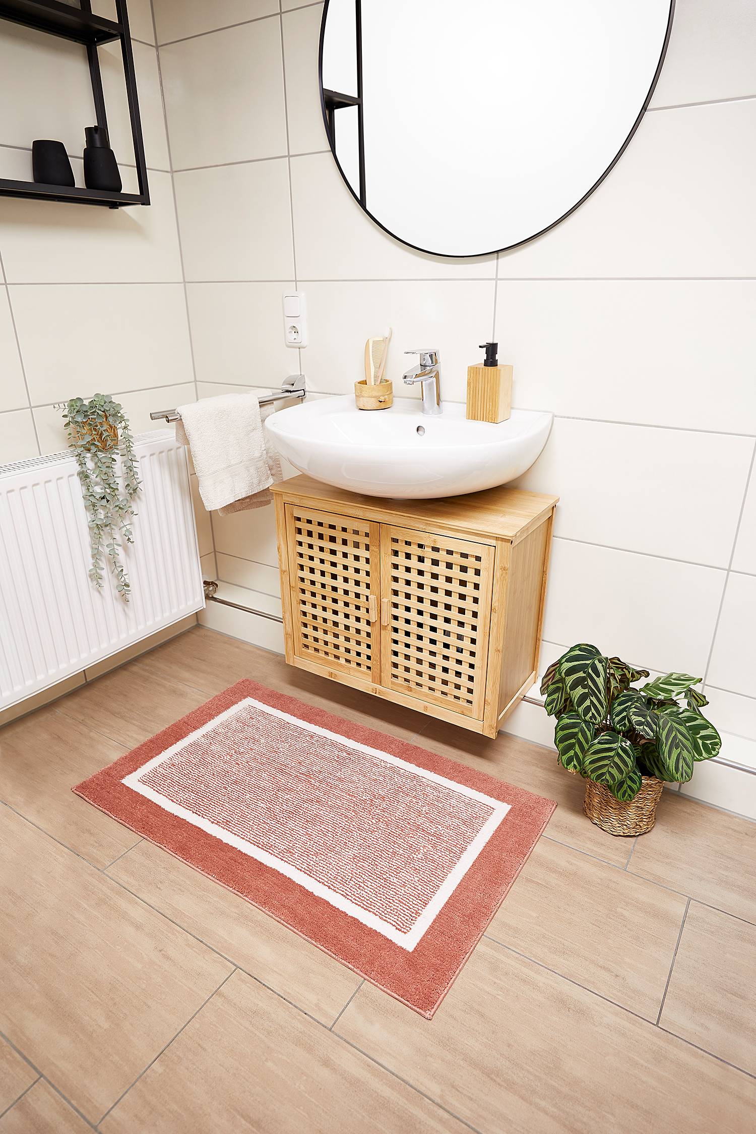 Maui Badematte Rot 50 x 80 cm