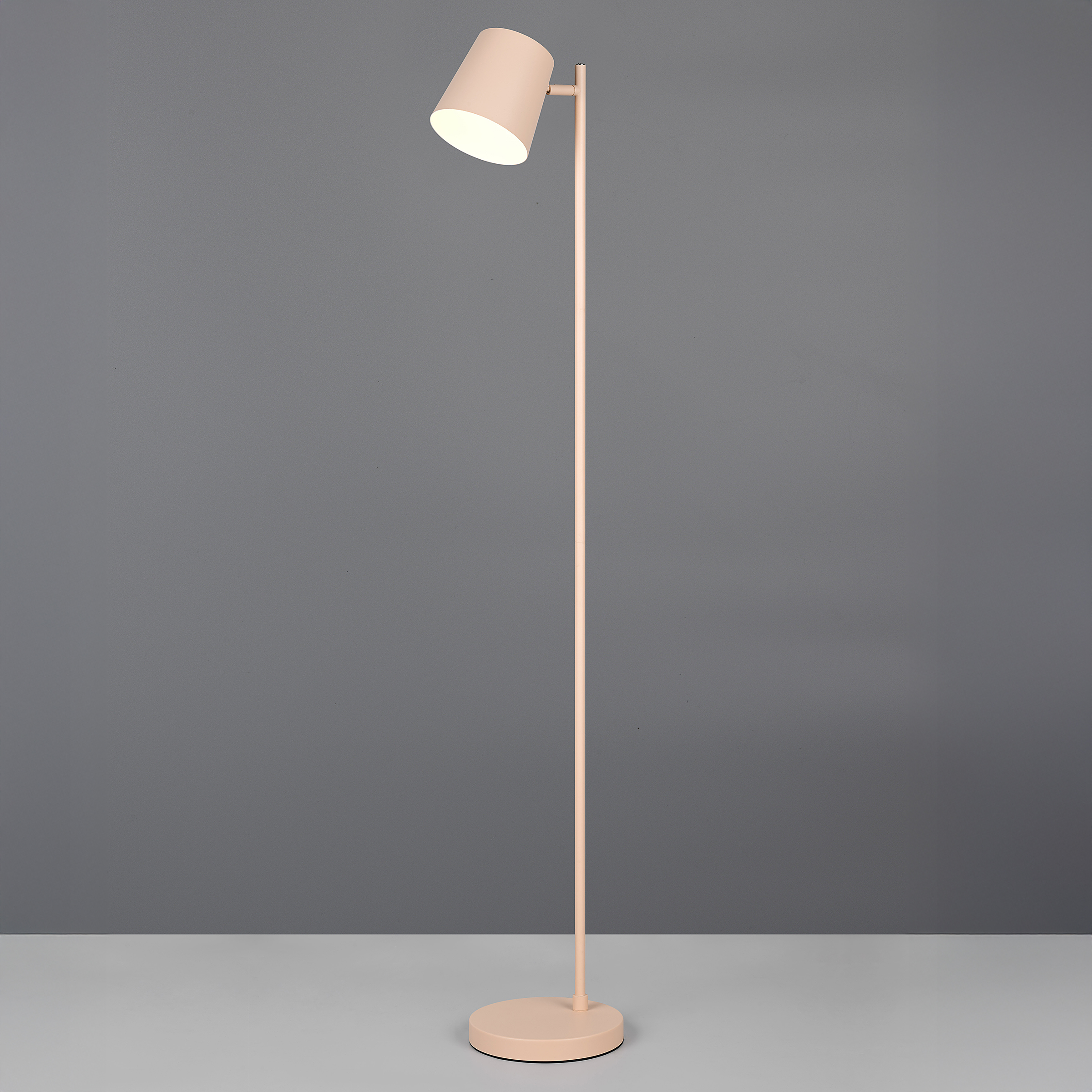 1-Flammig Blake LED-Stehleuchte Eisen Beige