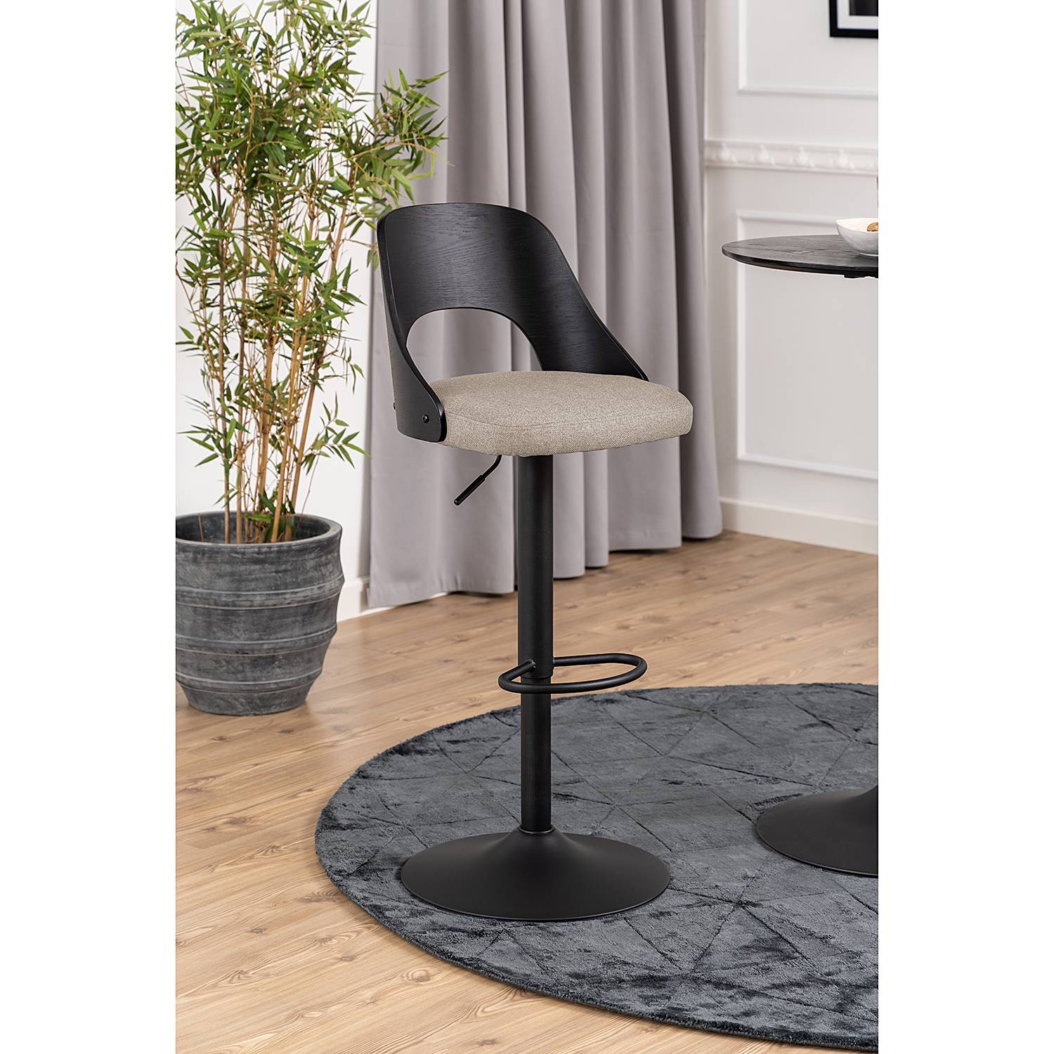 2x Barstuhl Zoedi Sand