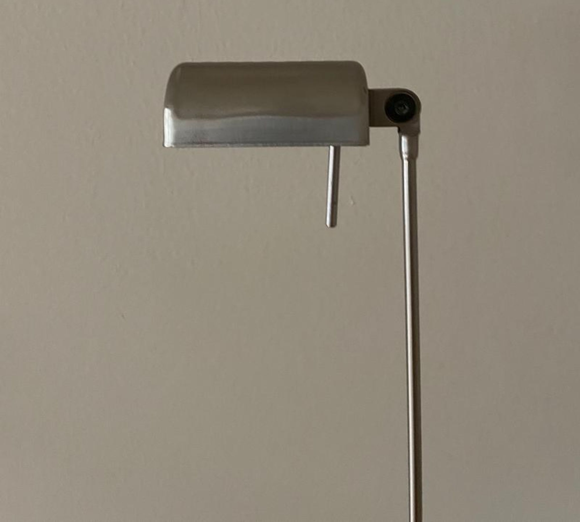 2x Vintage Daphne Tavolo LED Tischleuchte Nickel Silber