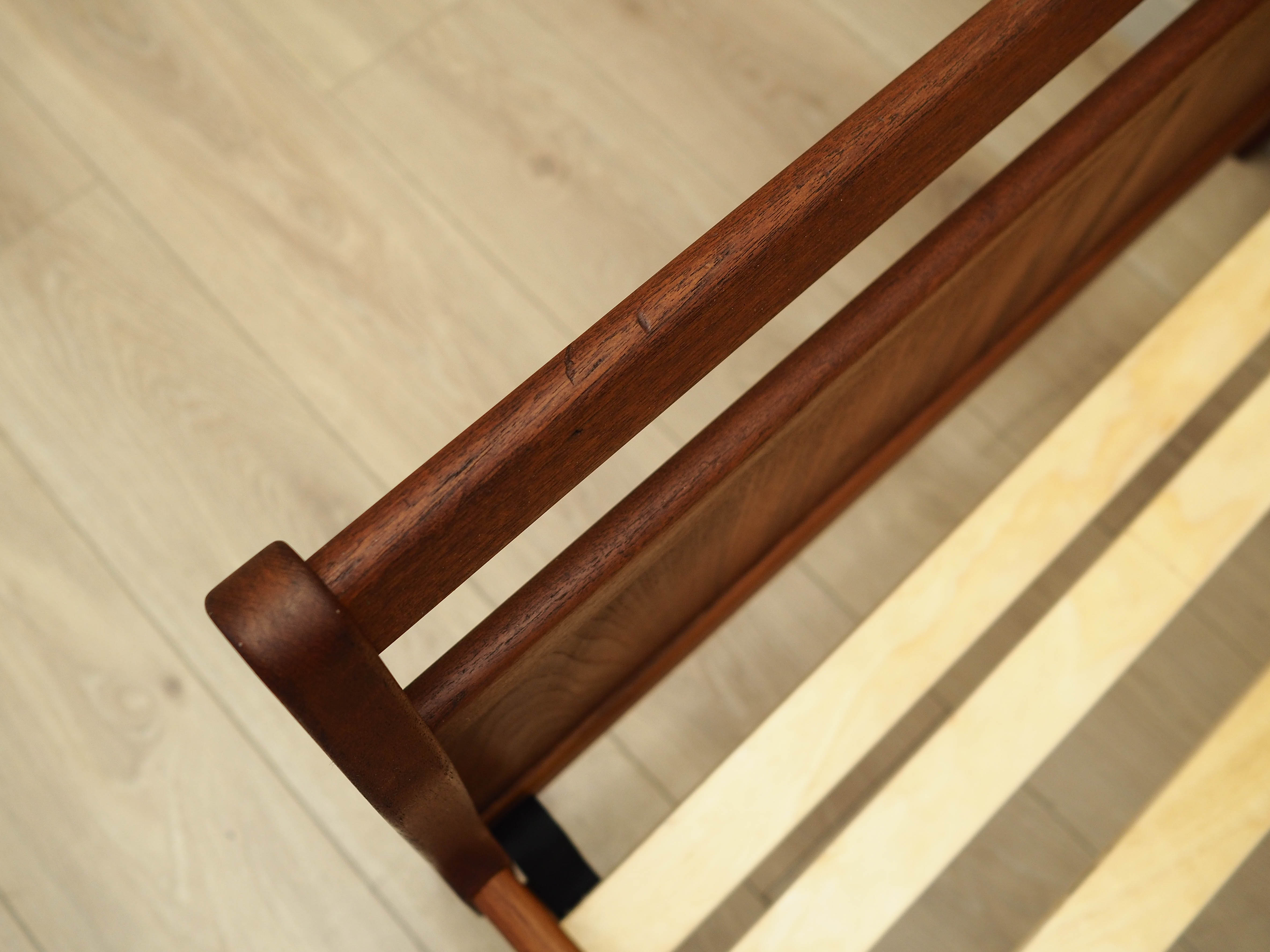 Bed Teak Brown 1970s