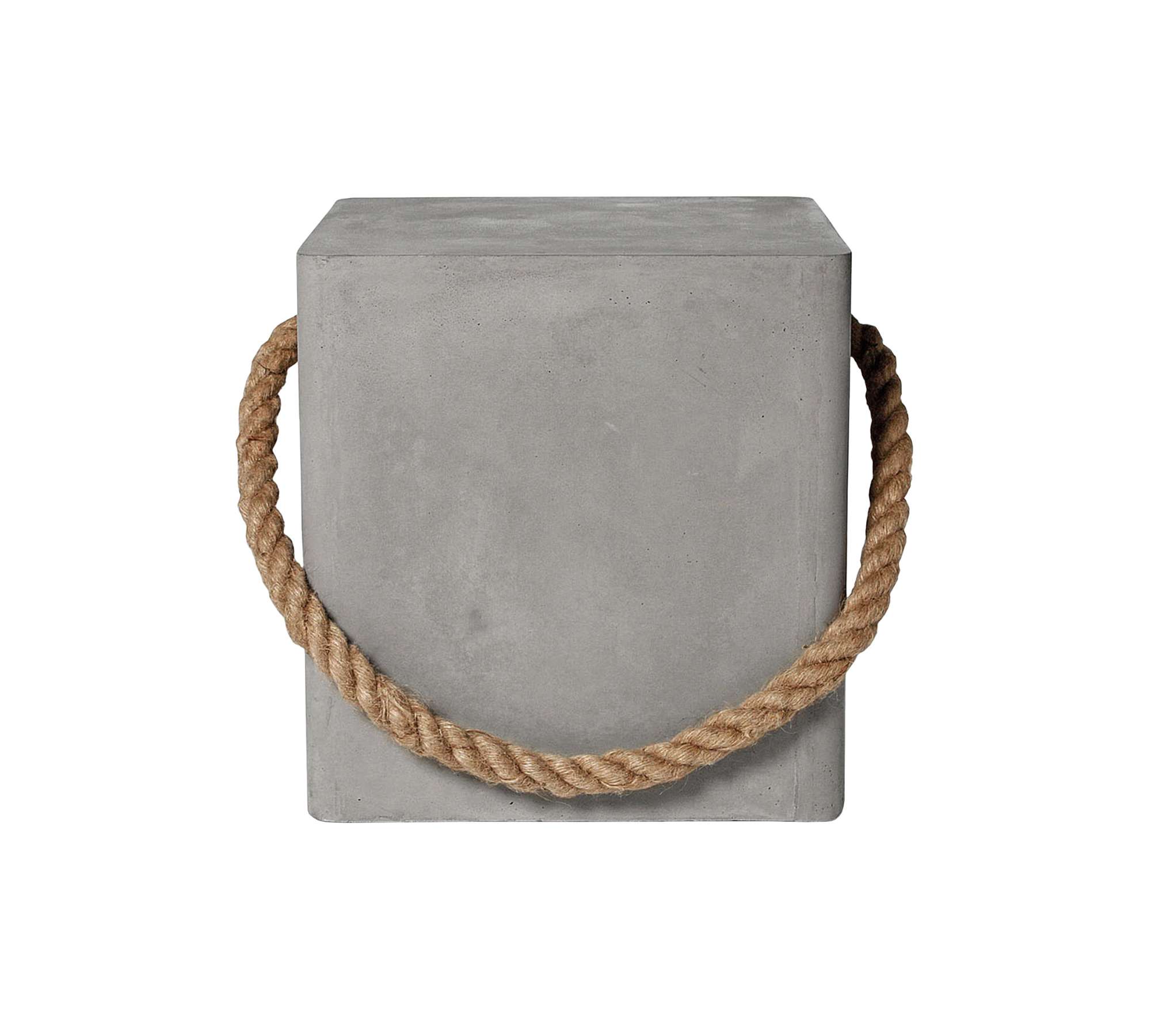 Edge On Wheels Hocker Faserbeton Grau