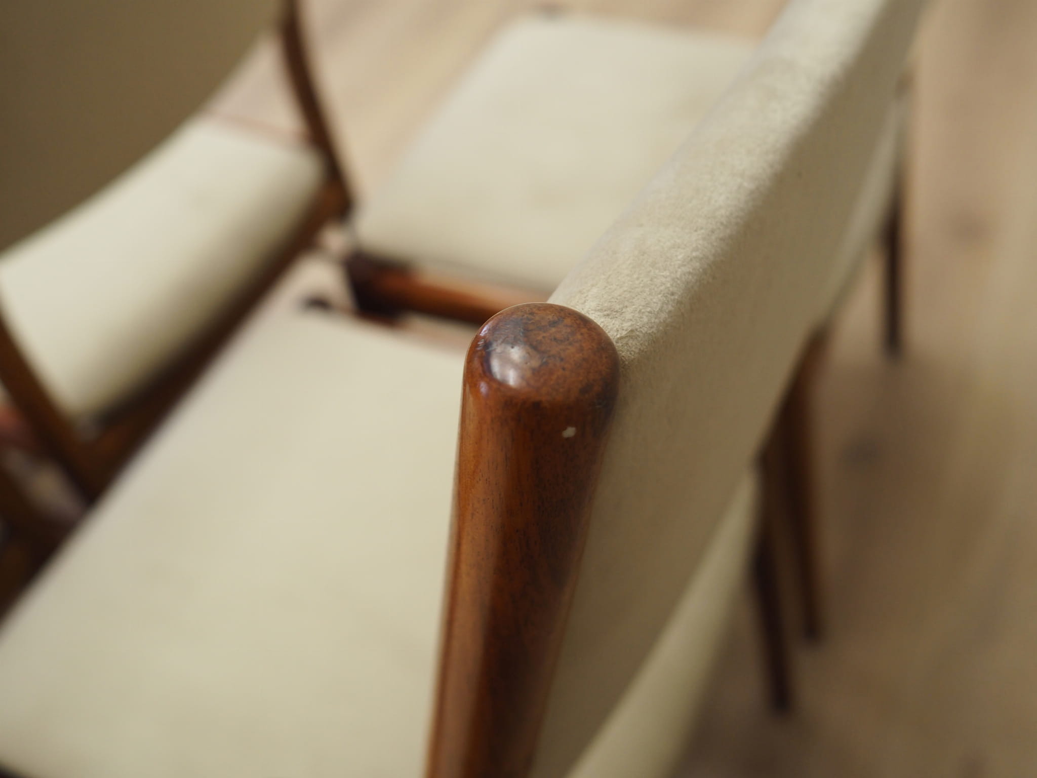 Set of six Mahogany chairs 1970s