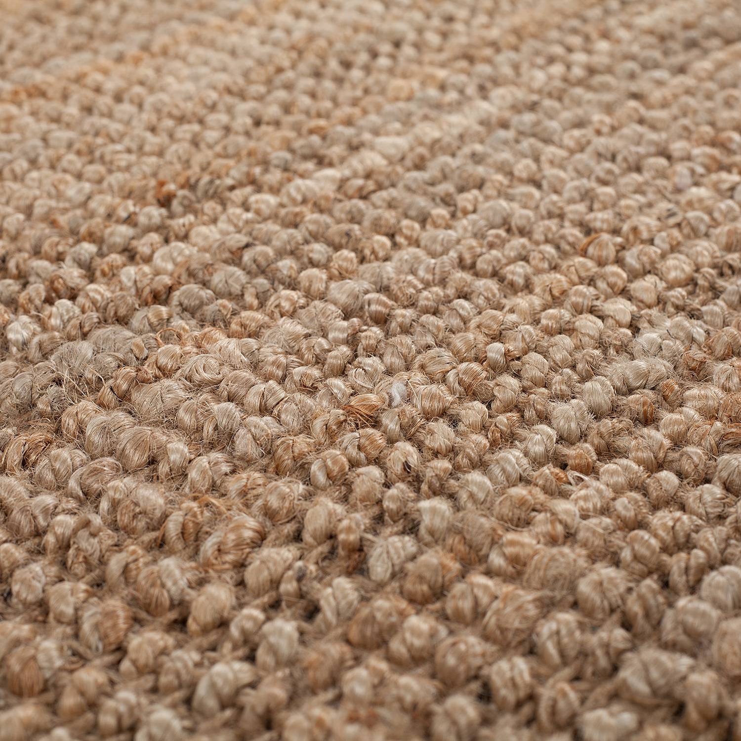 Juteläufer Boucle Jute Beige