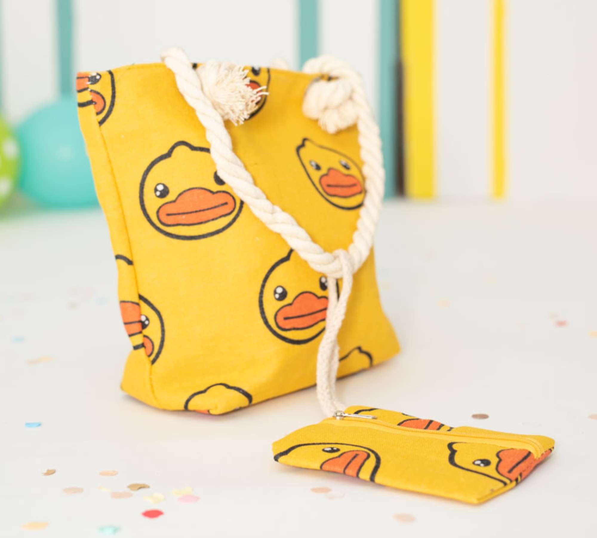 Duck Summer Bag Textile Yellow