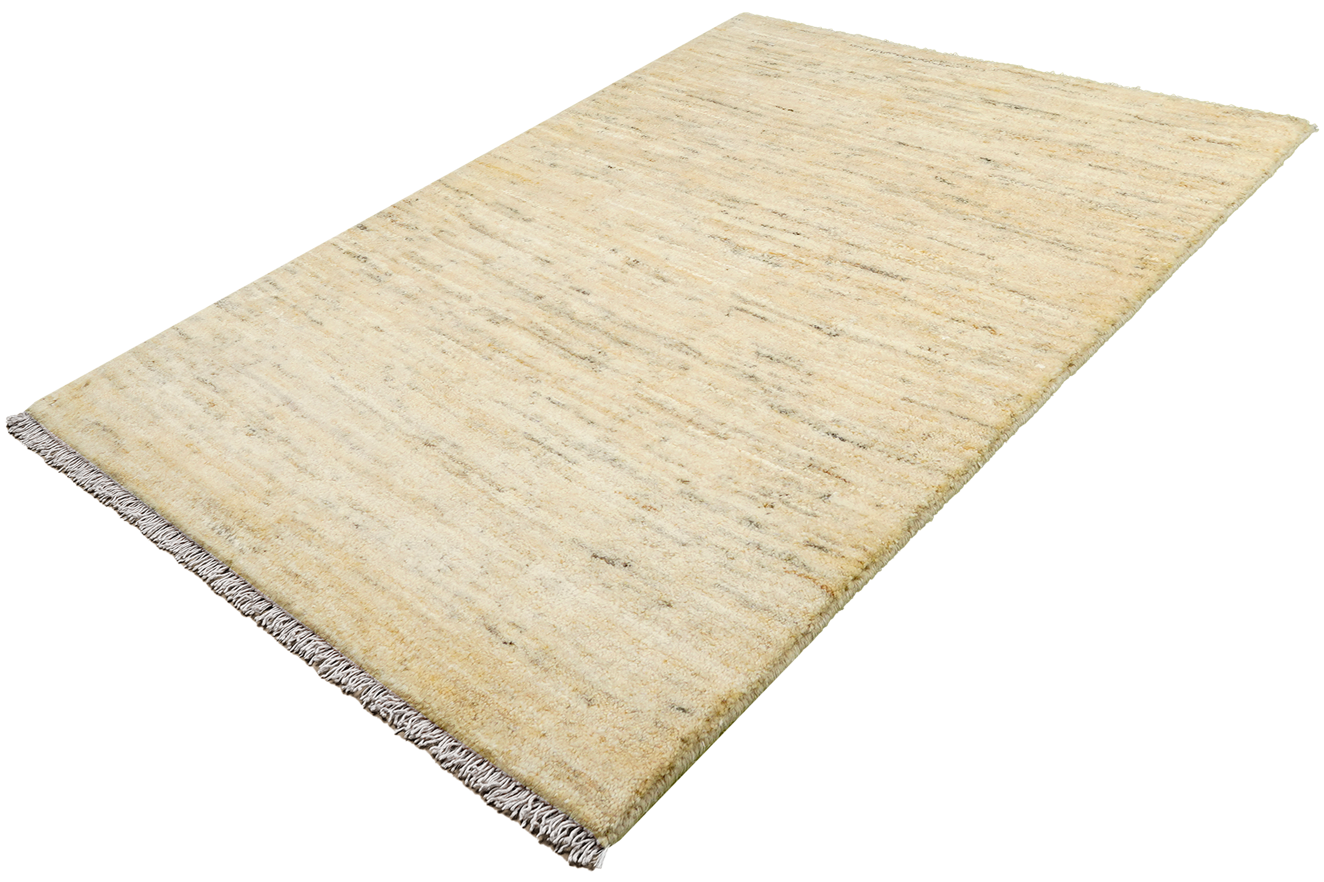 Gabbeh Teppich Wolle Beige