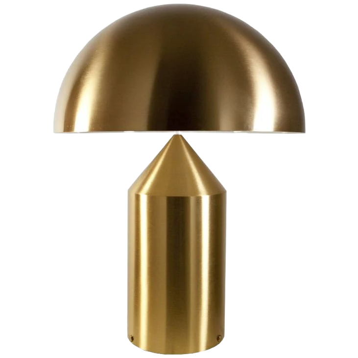 Atollo Tischlampe Metall Gold