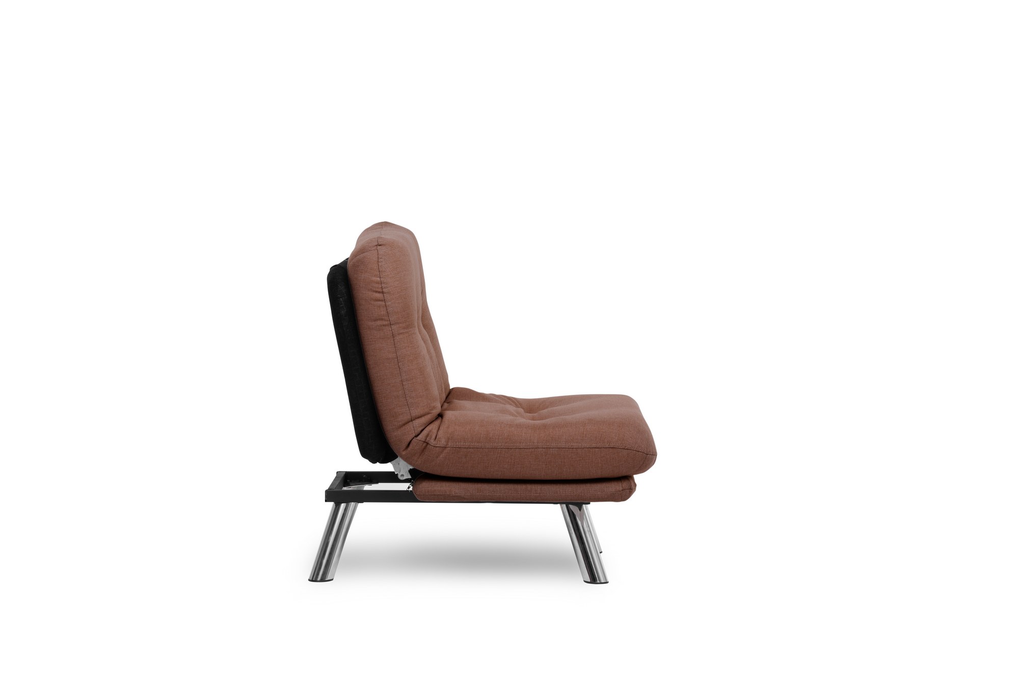 Misa Small Solo Sofa Bed 1-Seater Light Brown