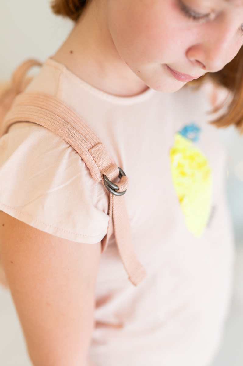 Ariel Chicken Backpack Cotton Pink