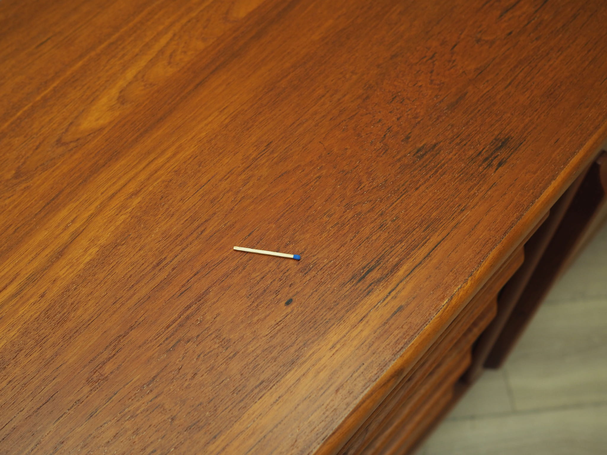 Vintage Sideboard Teakholz Braun 1970er Jahre