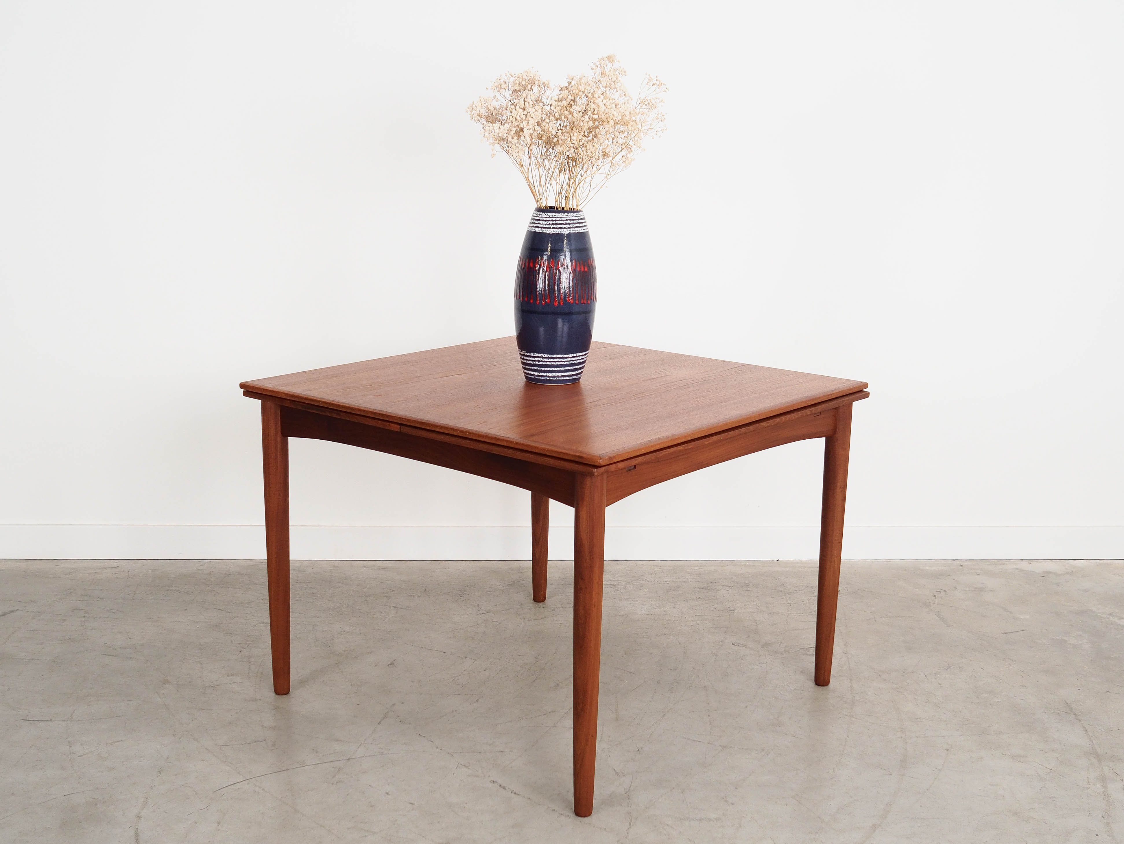 Teak table Brown 1970s