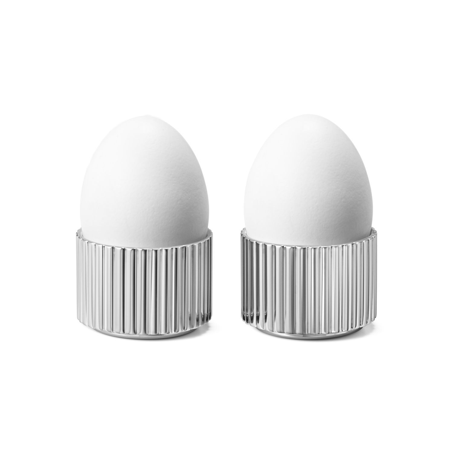 2x Bernadotte Eierbecher Silber